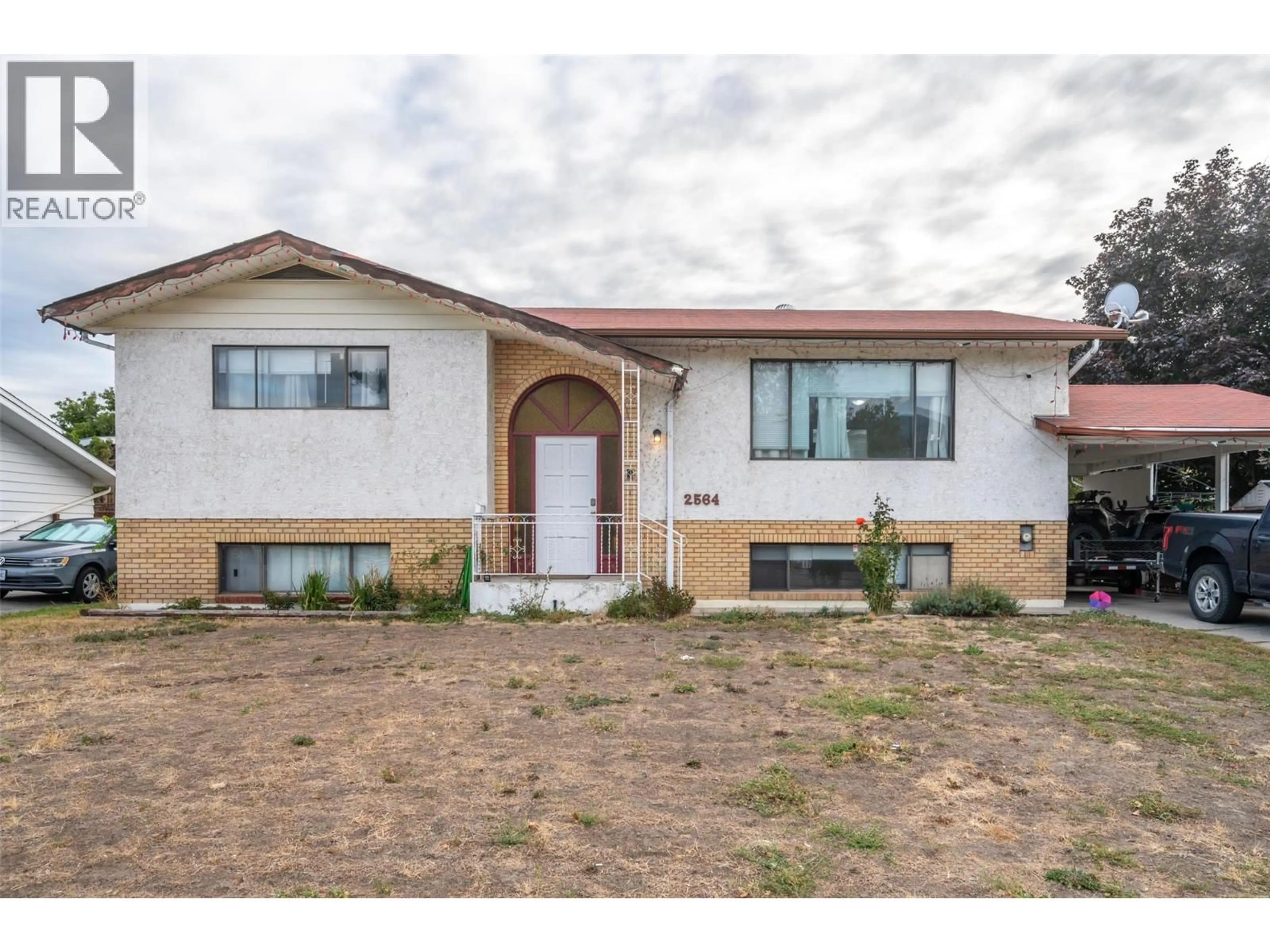 Home with brick exterior material, street for 2564 MCGRAW STREET, Penticton British Columbia V2A6Y4