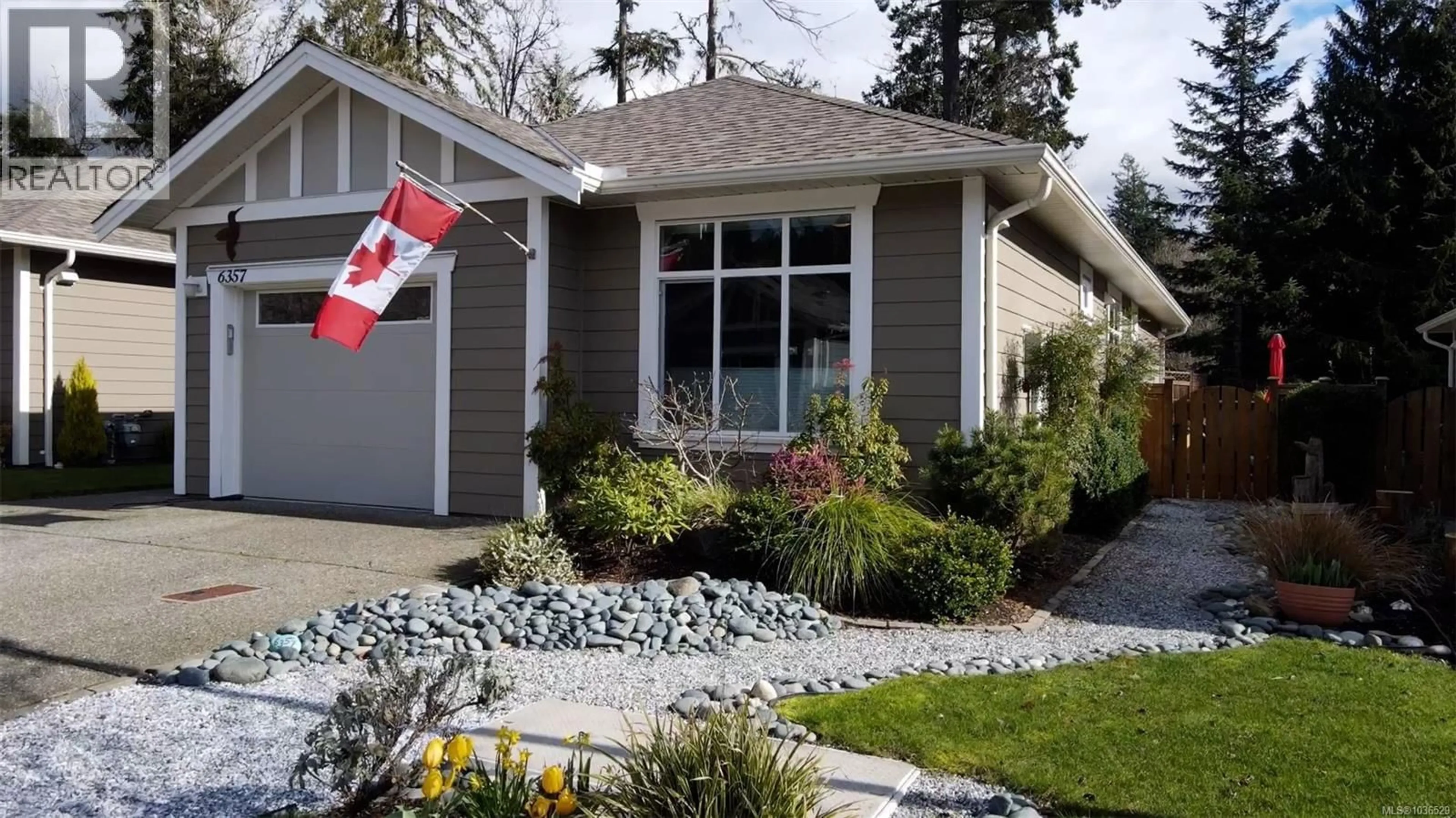 Home with vinyl exterior material, street for 6357 SHAMBROOK DRIVE, Sooke British Columbia V9Z0Y4
