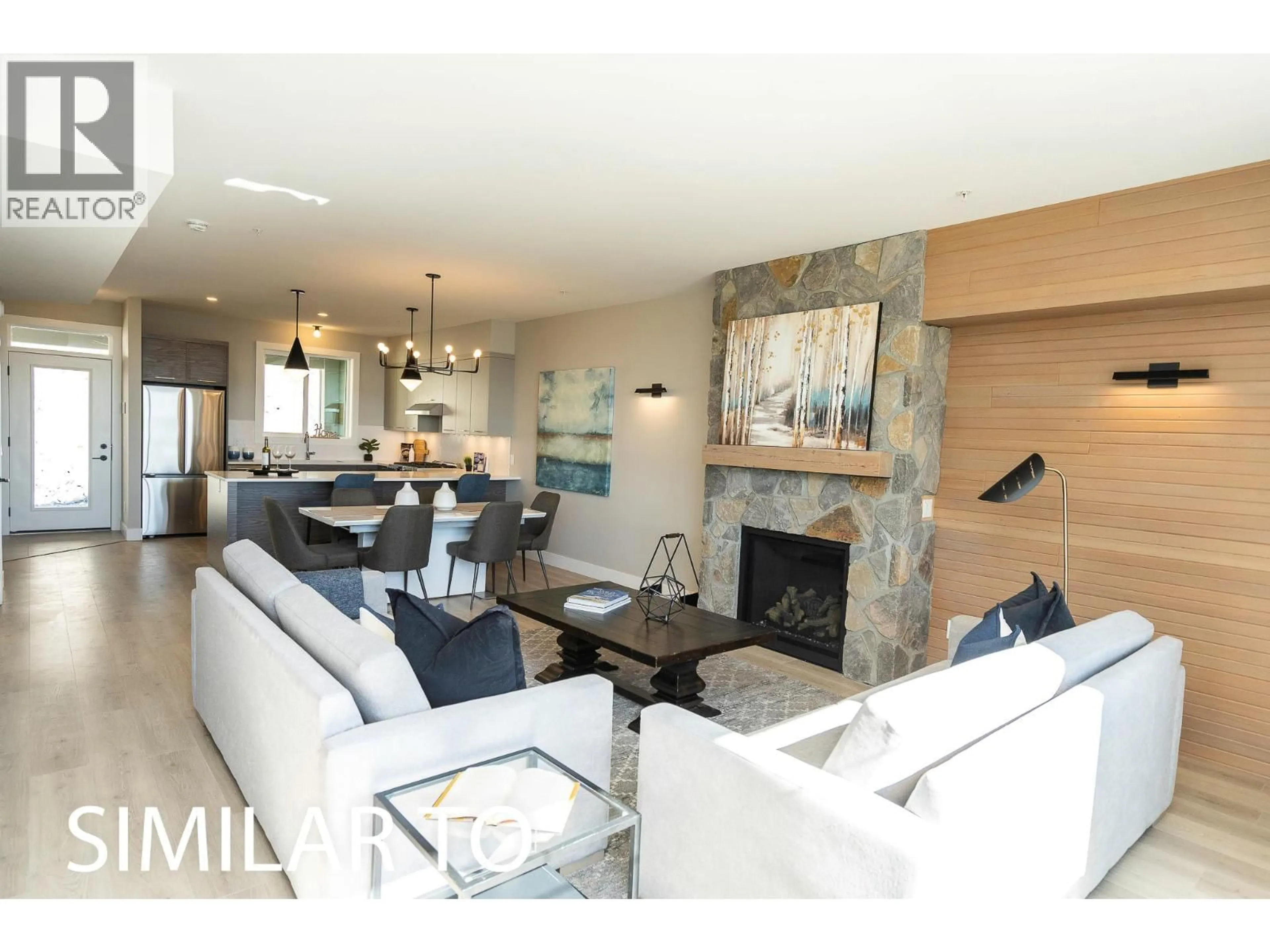 Living room with furniture, ceramic/tile floor for 280B GRIZZLY RIDGE TRAIL, Big White British Columbia V1P1P4