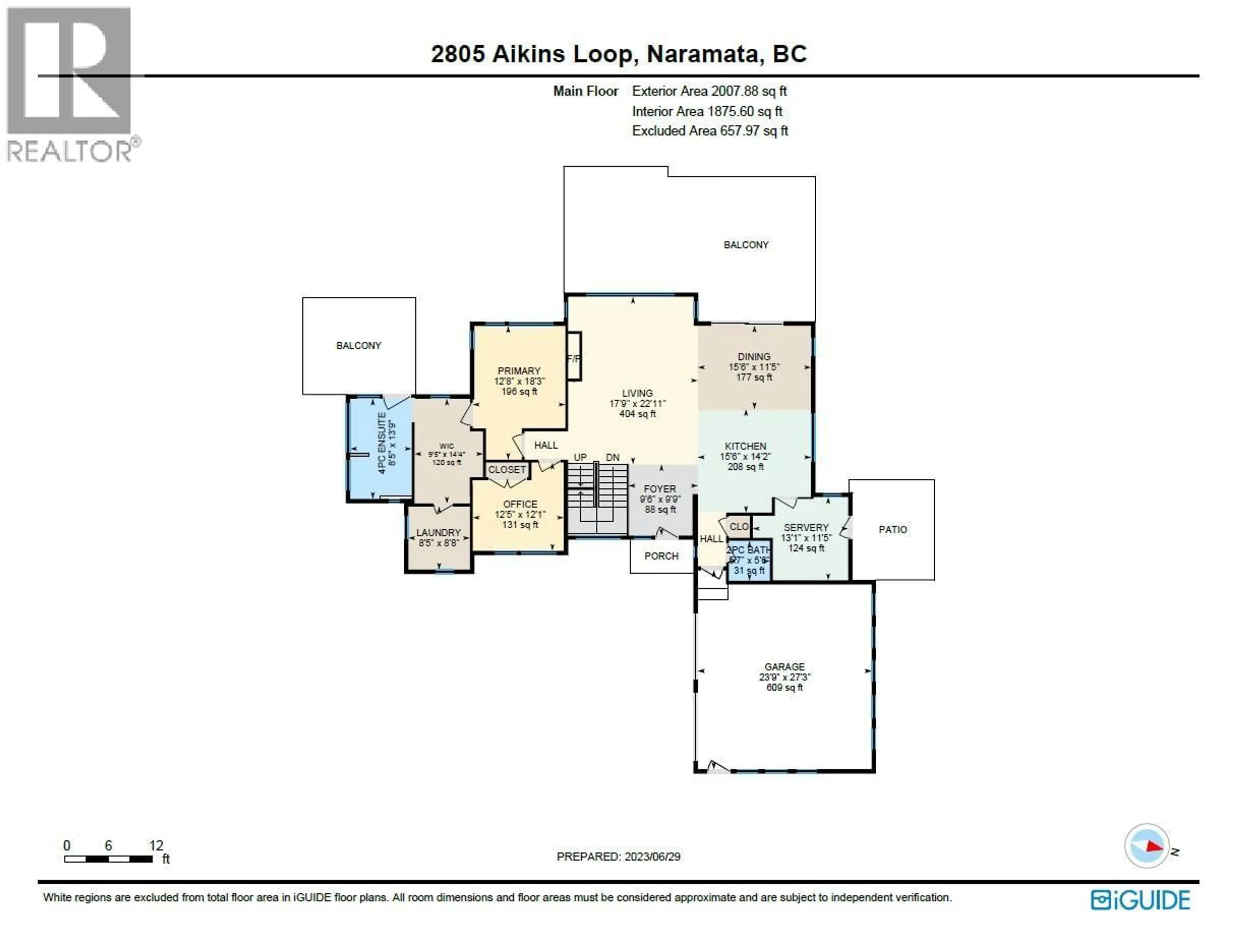 Floor plan for 2805 AIKINS LOOP, Naramata British Columbia V0H1N1