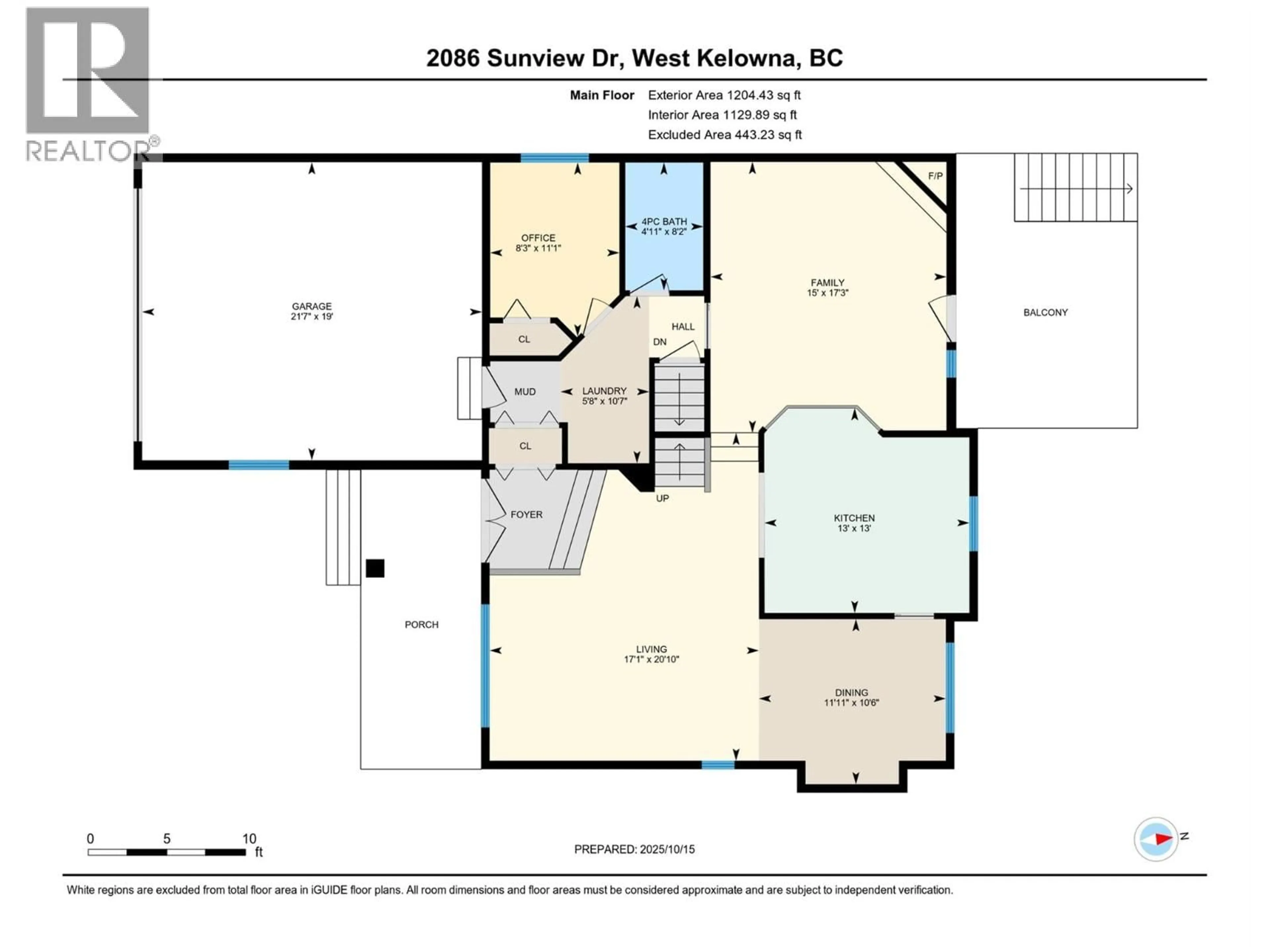Floor plan for 2086 SUNVIEW DRIVE, West Kelowna British Columbia V1Z3P9