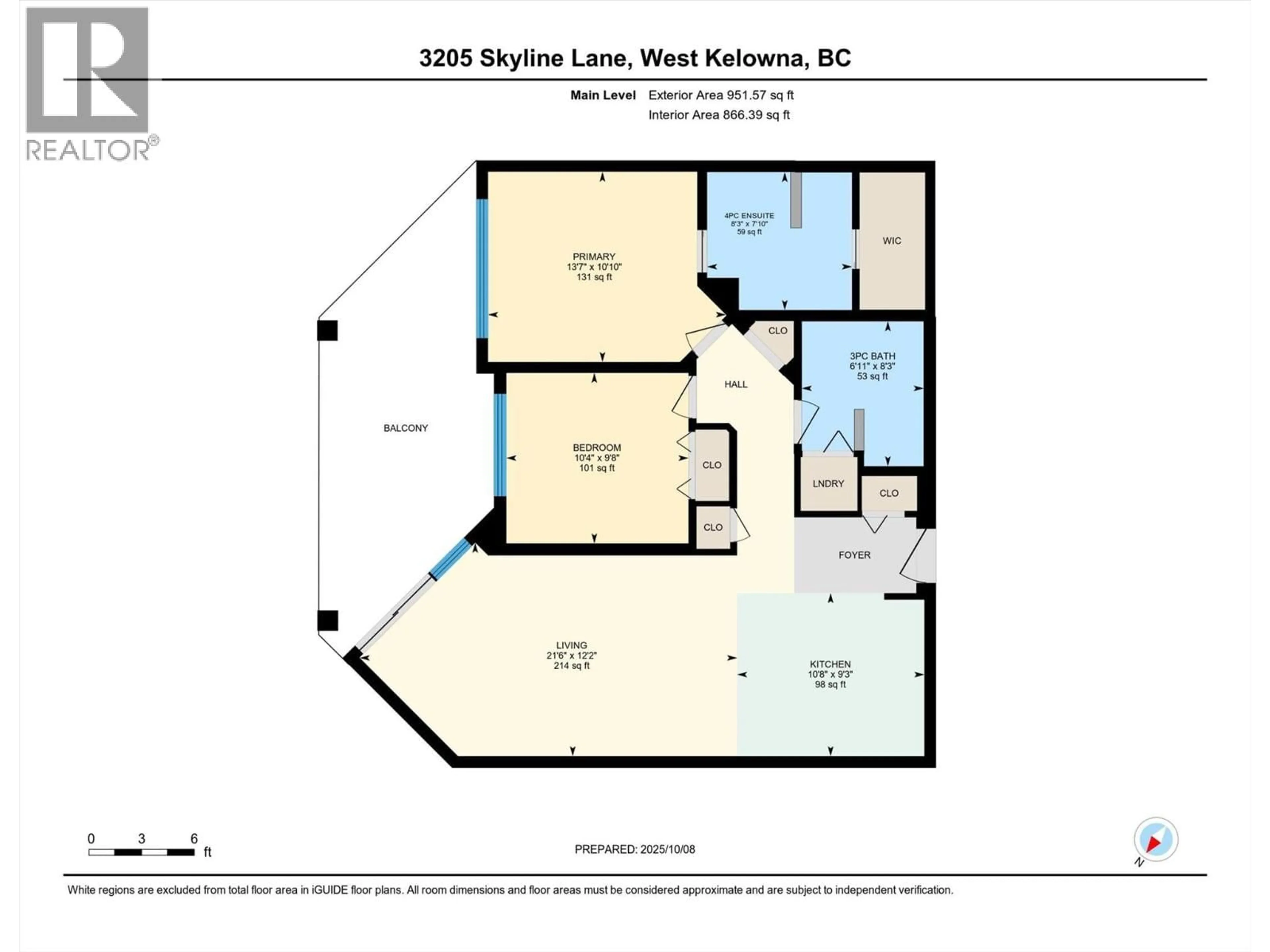 Floor plan for 408 - 3205 SKYVIEW LANE, West Kelowna British Columbia V4T3J3