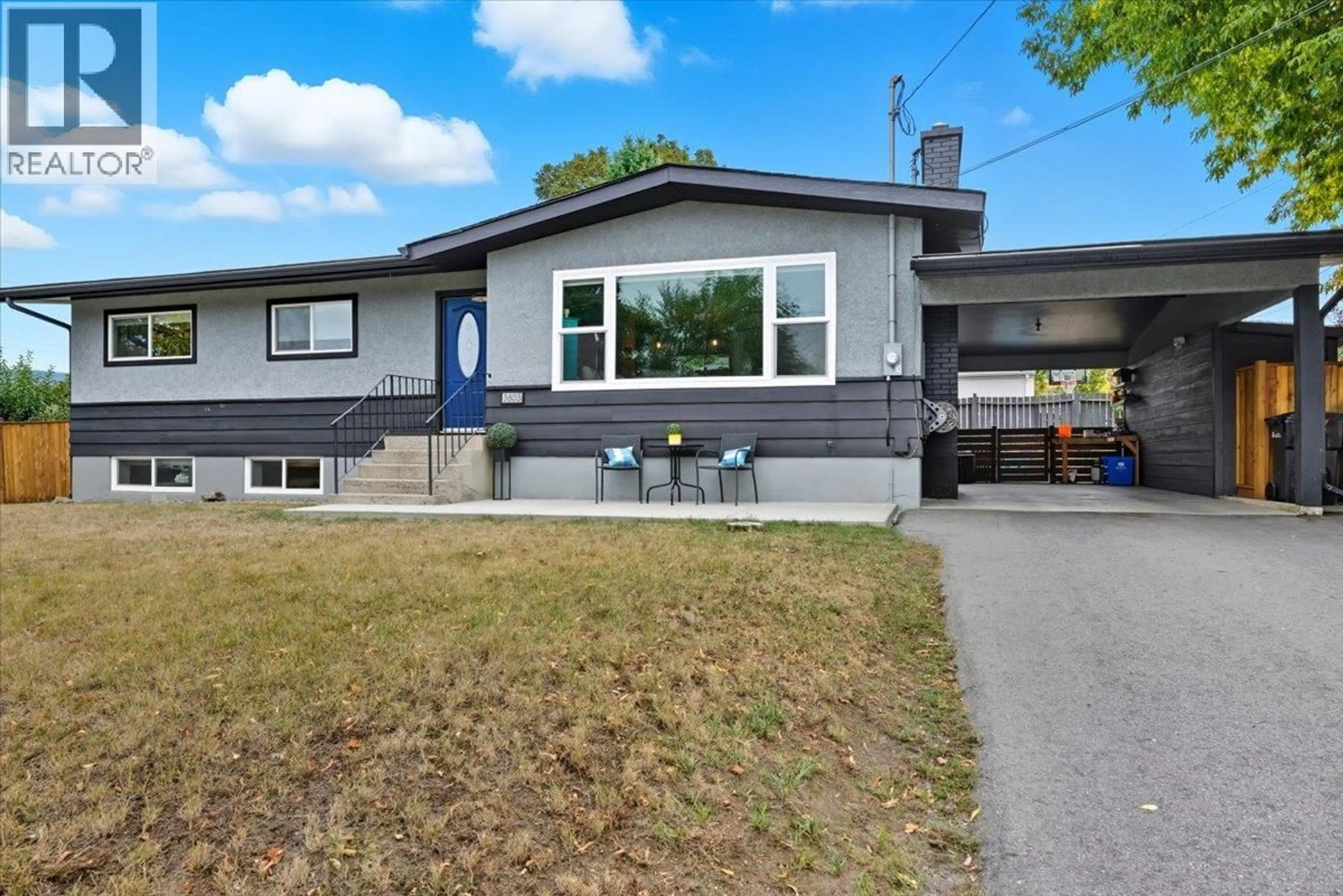 Home with vinyl exterior material, street for 3803 16 STREET, Vernon British Columbia V1T3Y1