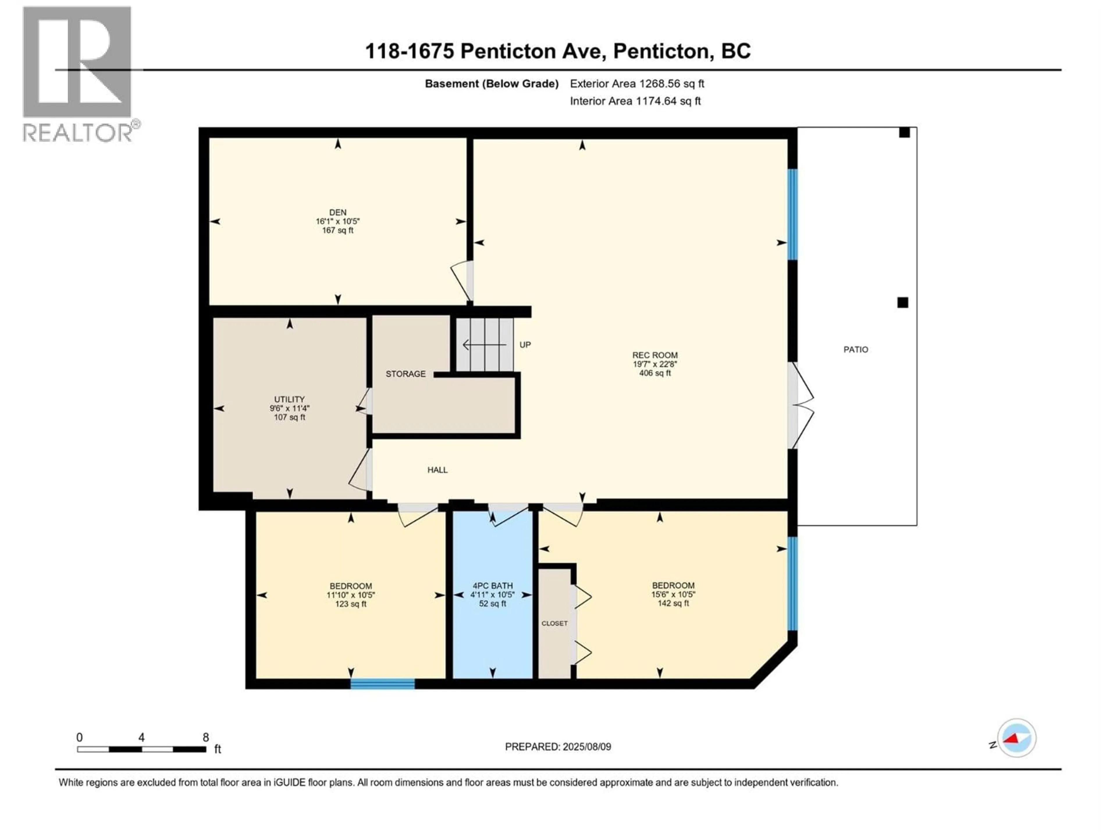 Floor plan for 118 - 1675 PENTICTON AVENUE, Penticton British Columbia V2A9E2