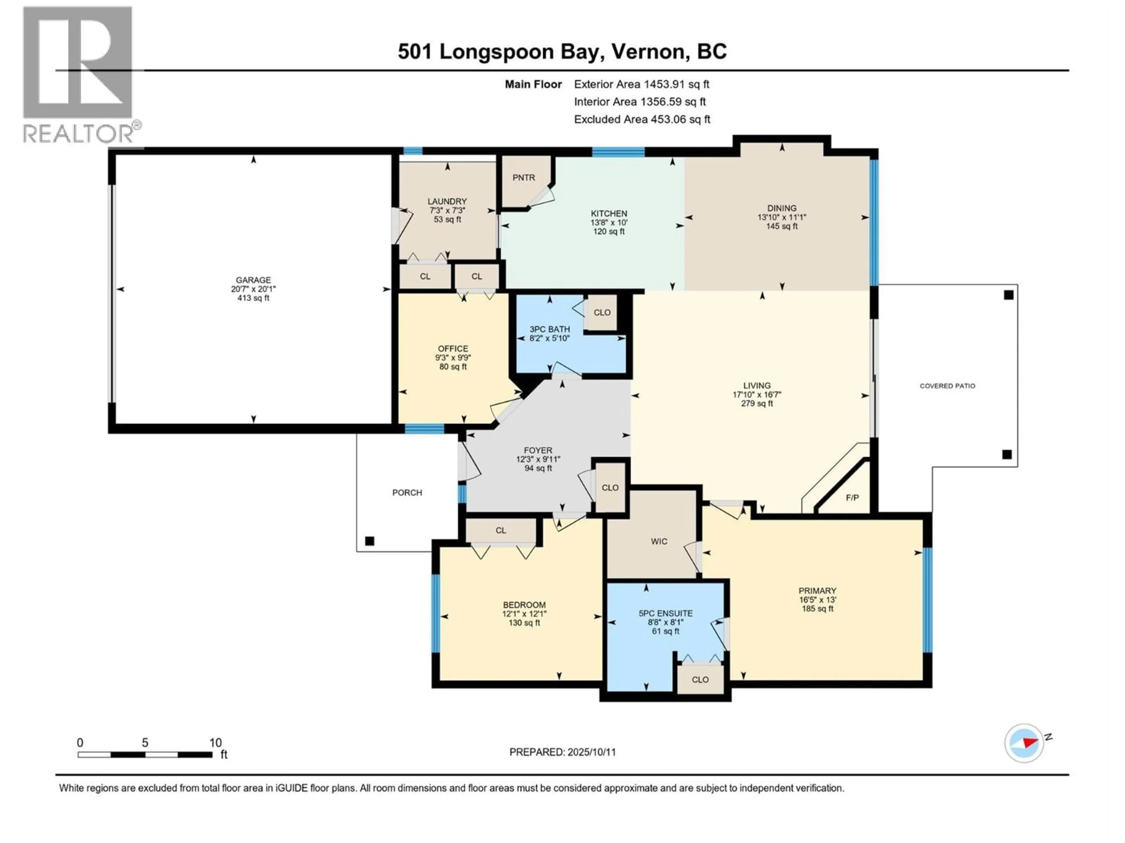 Floor plan for 501 LONGSPOON BAY, Vernon British Columbia V1H2K2