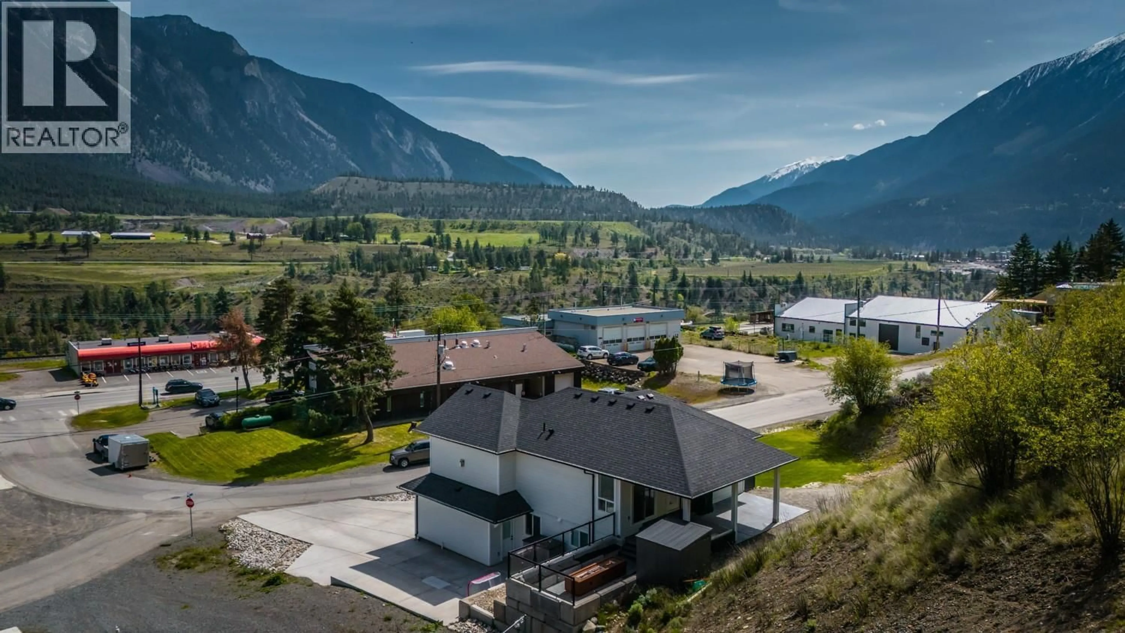 A pic from outside/outdoor area/front of a property/back of a property/a pic from drone, mountain view for 293 PARK DRIVE, Lillooet British Columbia V0K1V0