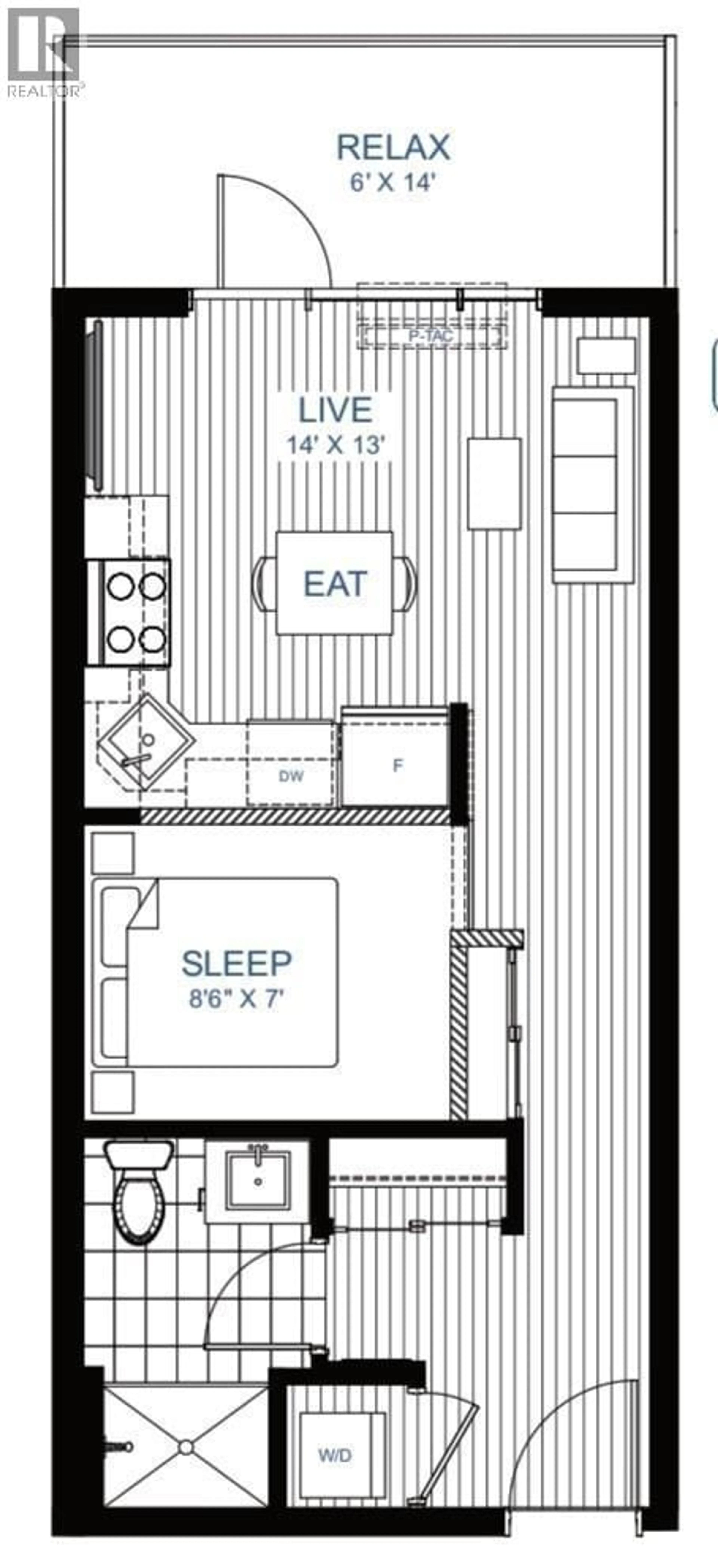 Floor plan for 309 - 2345 BUTT ROAD, West Kelowna British Columbia V4T1N6