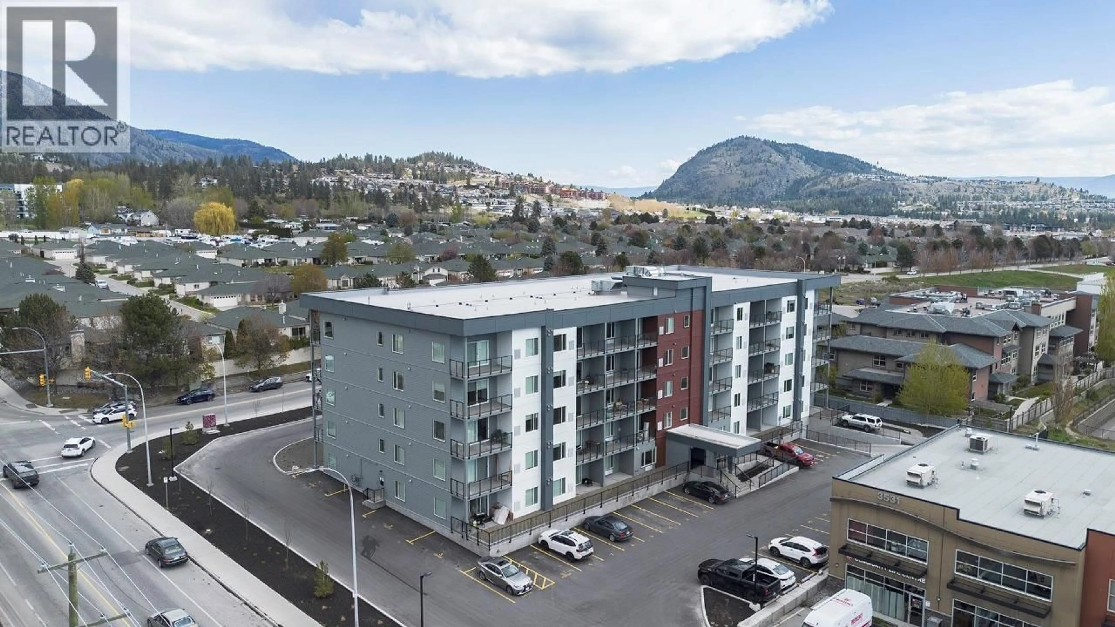 A pic from outside/outdoor area/front of a property/back of a property/a pic from drone, mountain view for 309 - 2345 BUTT ROAD, West Kelowna British Columbia V4T1N6
