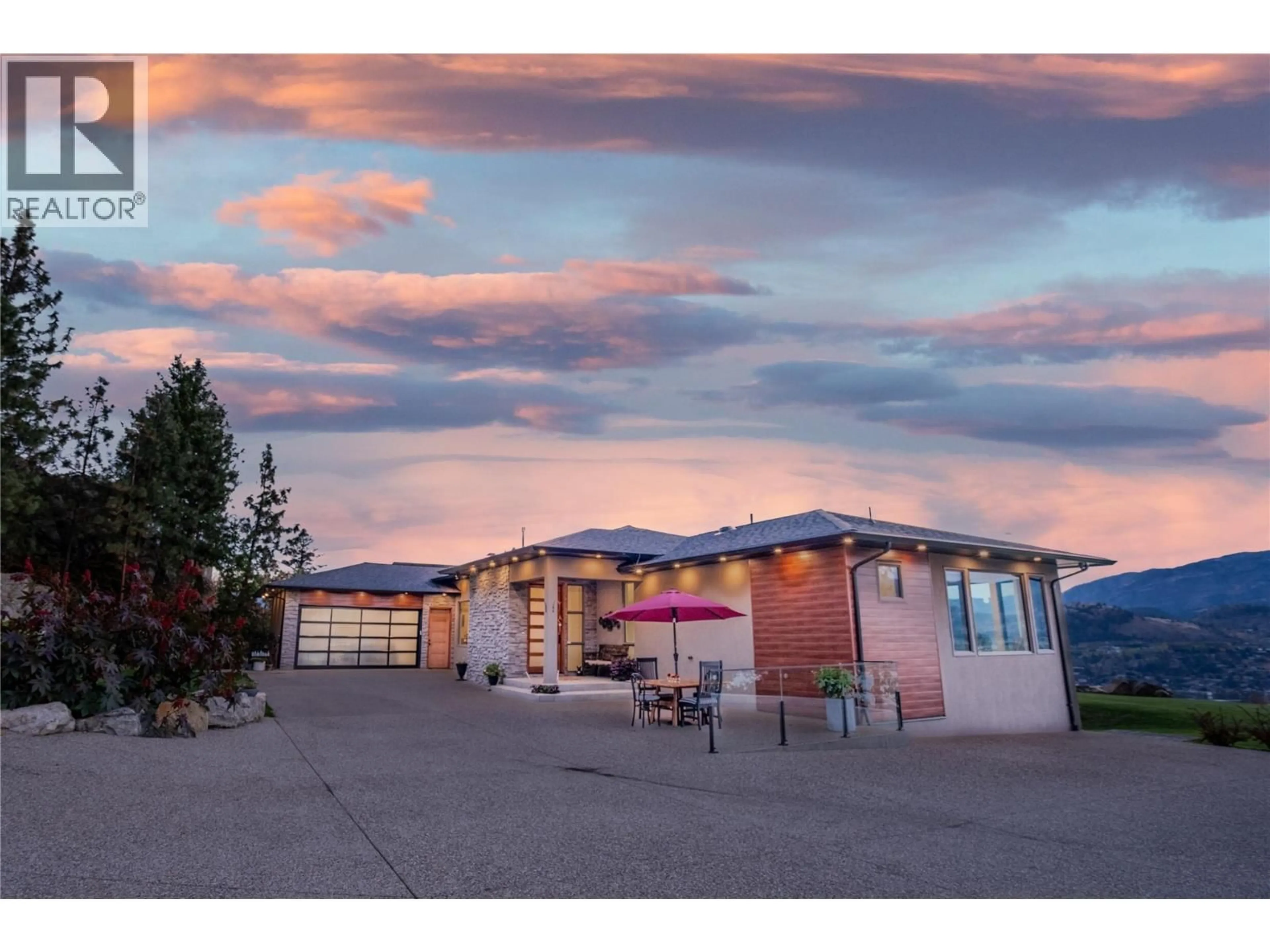 A pic from outside/outdoor area/front of a property/back of a property/a pic from drone, unknown for 133 CHRISTIE MTN LANE, Okanagan Falls British Columbia V0H1R3