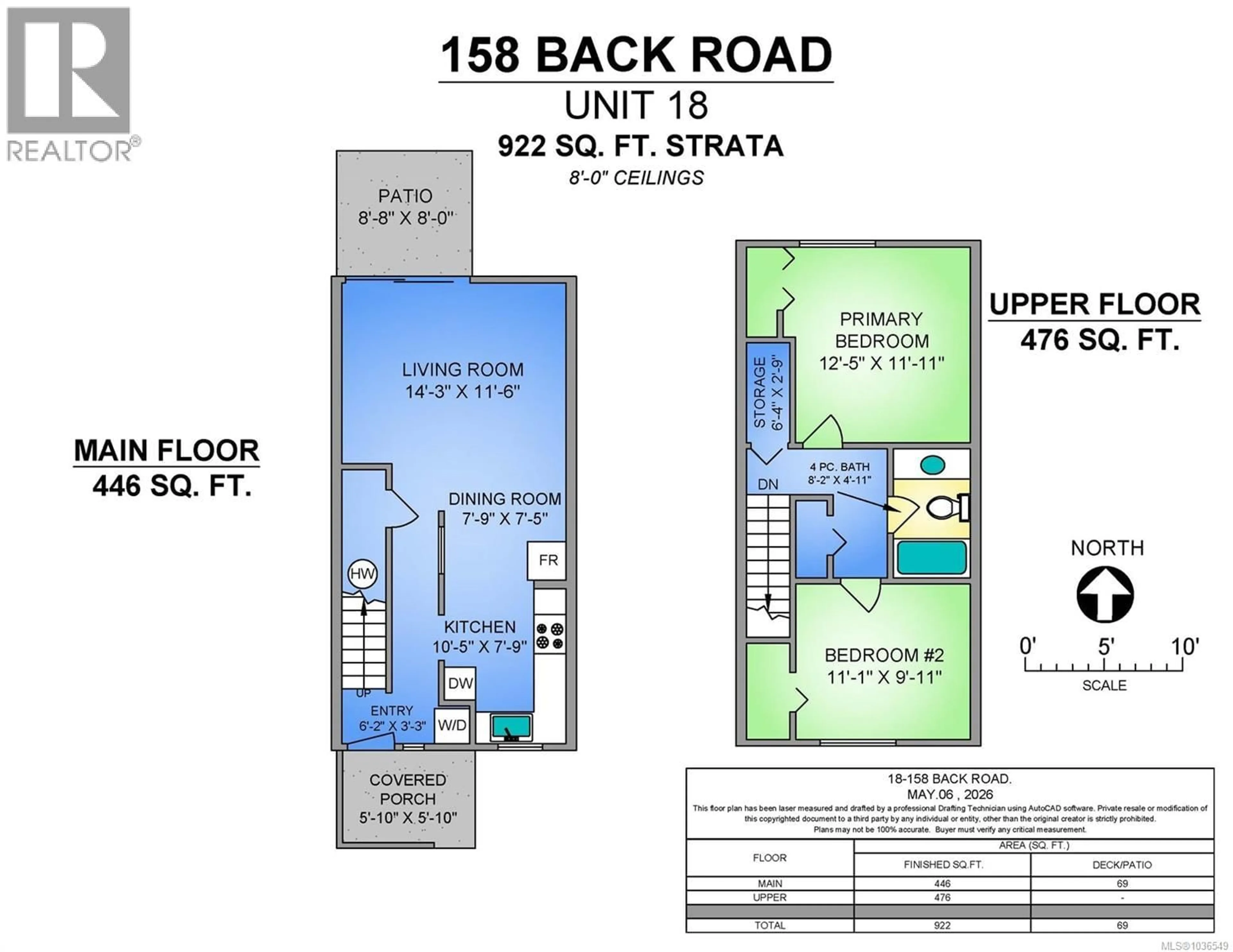 Floor plan for 18 - 158 BACK ROAD, Courtenay British Columbia V9N3W6