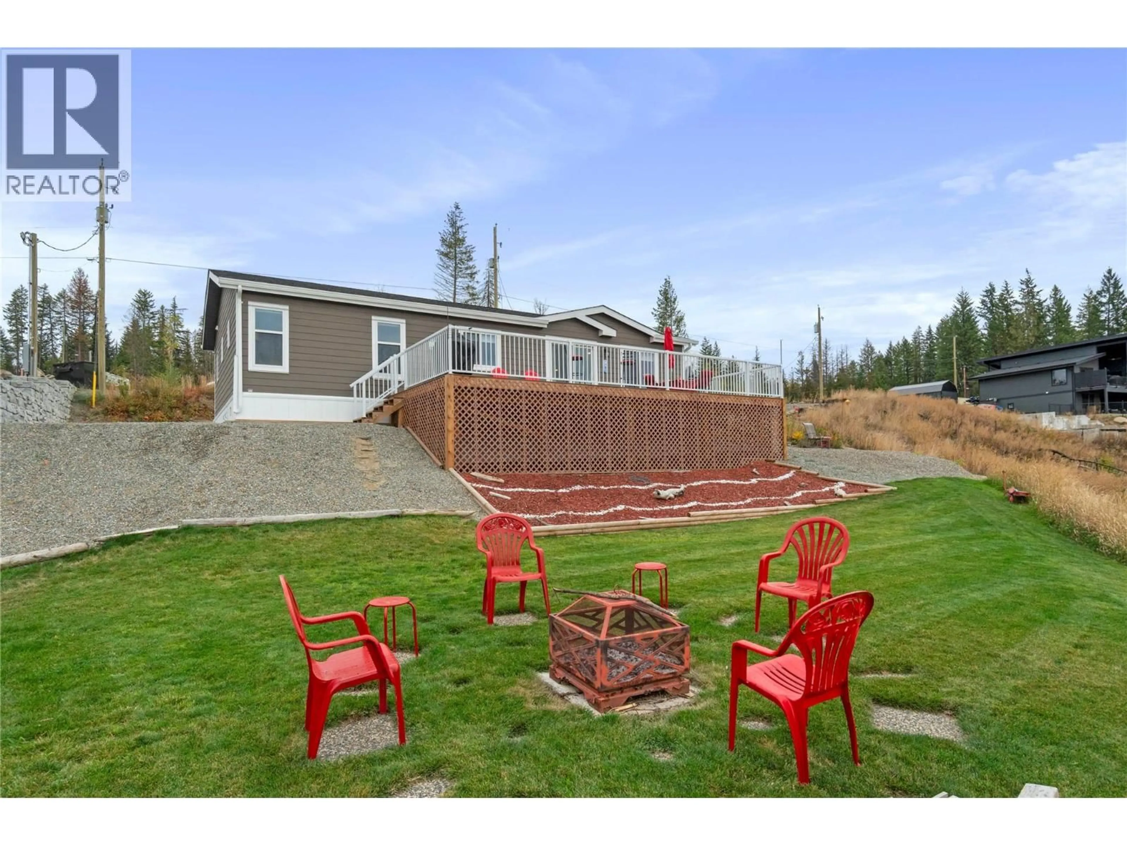 Patio, mountain view for 5208 CELISTA PLACE, Celista British Columbia V0E1M6