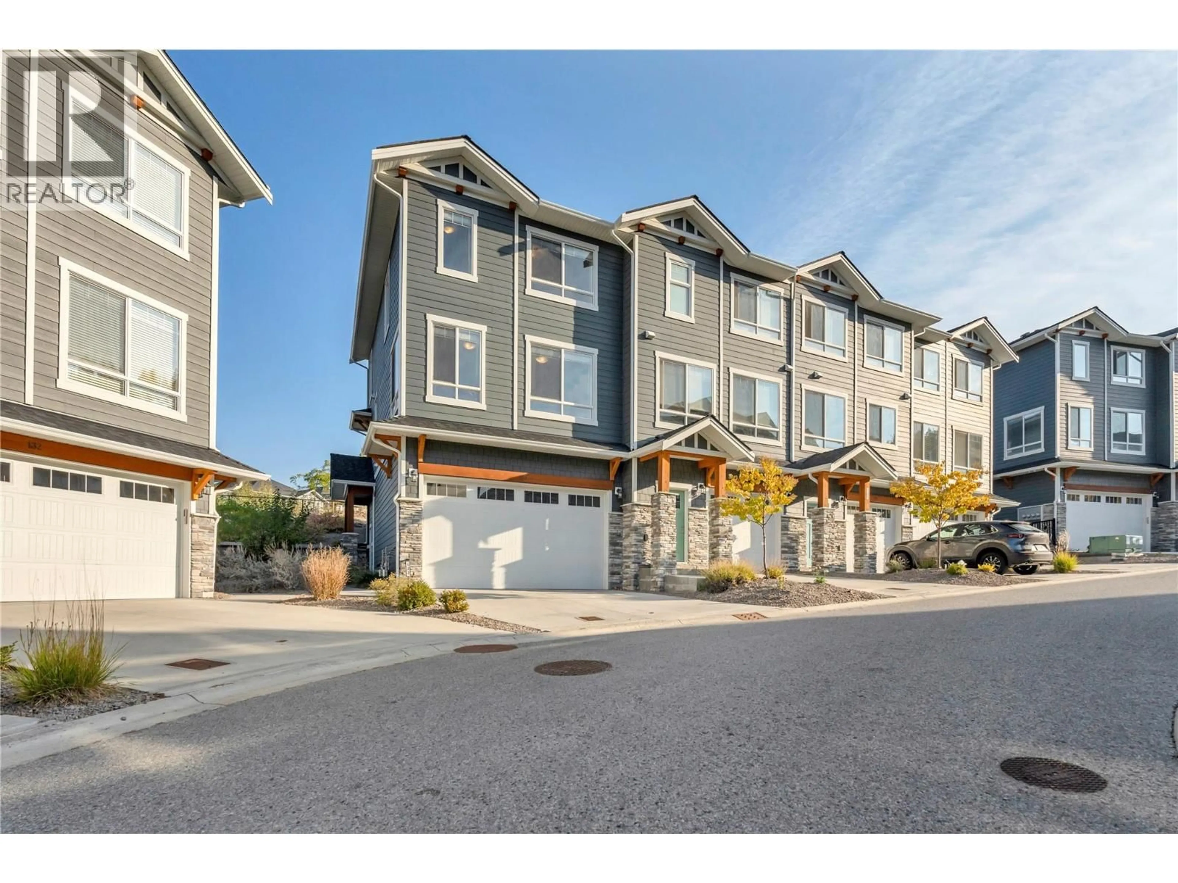 A pic from outside/outdoor area/front of a property/back of a property/a pic from drone, street for 133 - 1115 HOLDEN ROAD, Penticton British Columbia V2A0B7