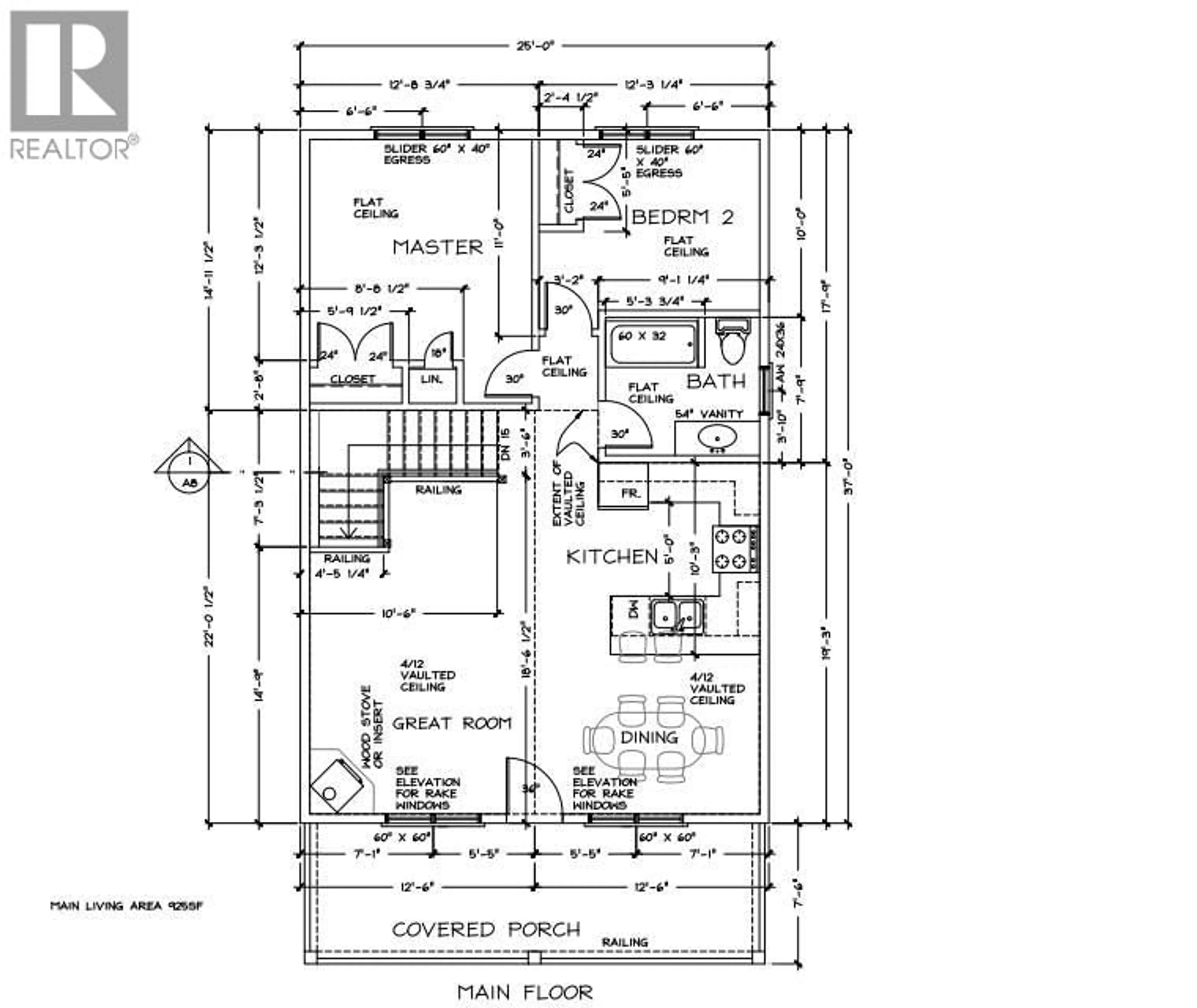 Floor plan for 7 - 1938 FOXWOOD TRAIL, Windermere British Columbia V0B2L2