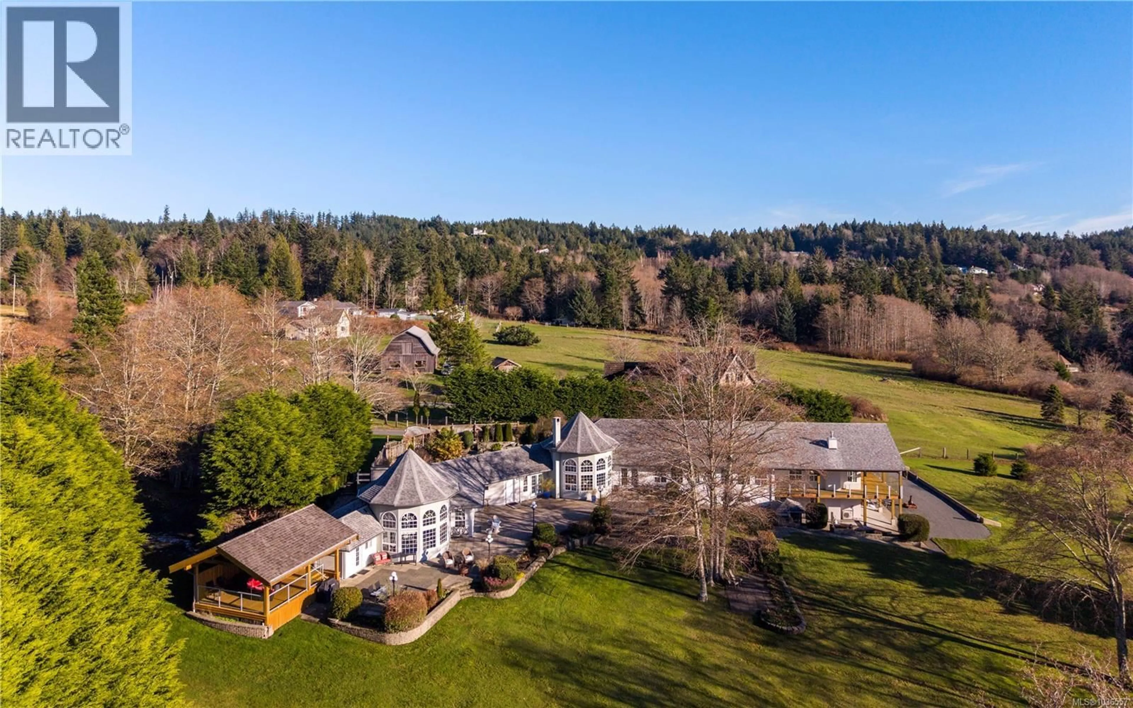 A pic from outside/outdoor area/front of a property/back of a property/a pic from drone, unknown for 4690 OTTER POINT PLACE, Sooke British Columbia V9Z0K6