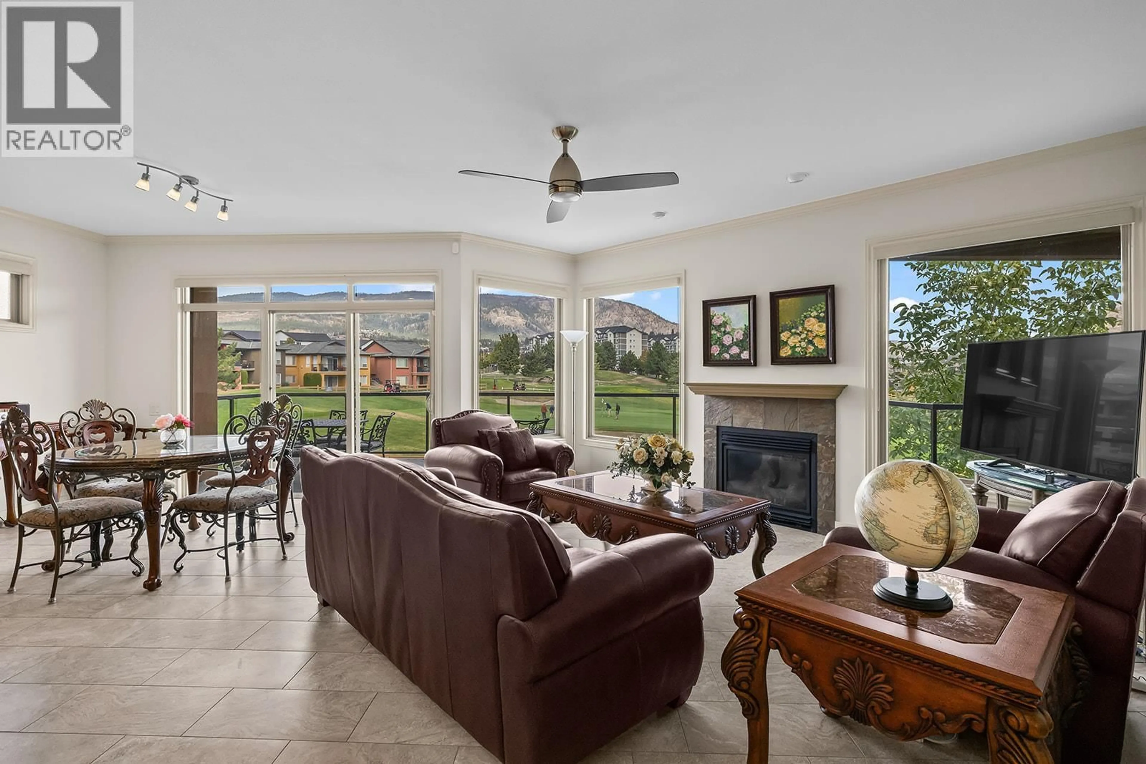 Living room with furniture, ceramic/tile floor for 2308 PINE VISTA PLACE, West Kelowna British Columbia V4T2Y1