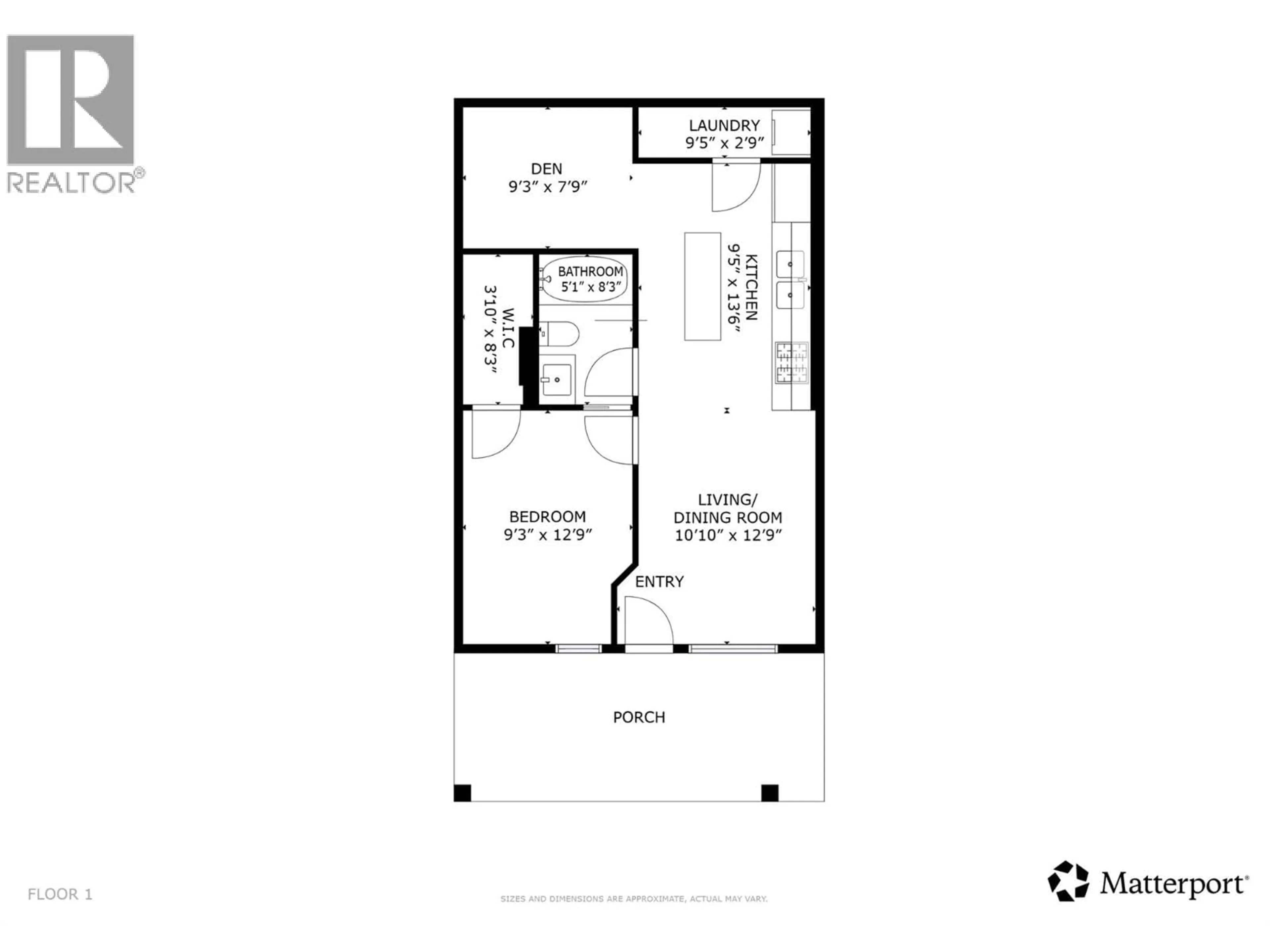 Floor plan for 85 - 685 BOYNTON PLACE, Kelowna British Columbia V1V2Z4