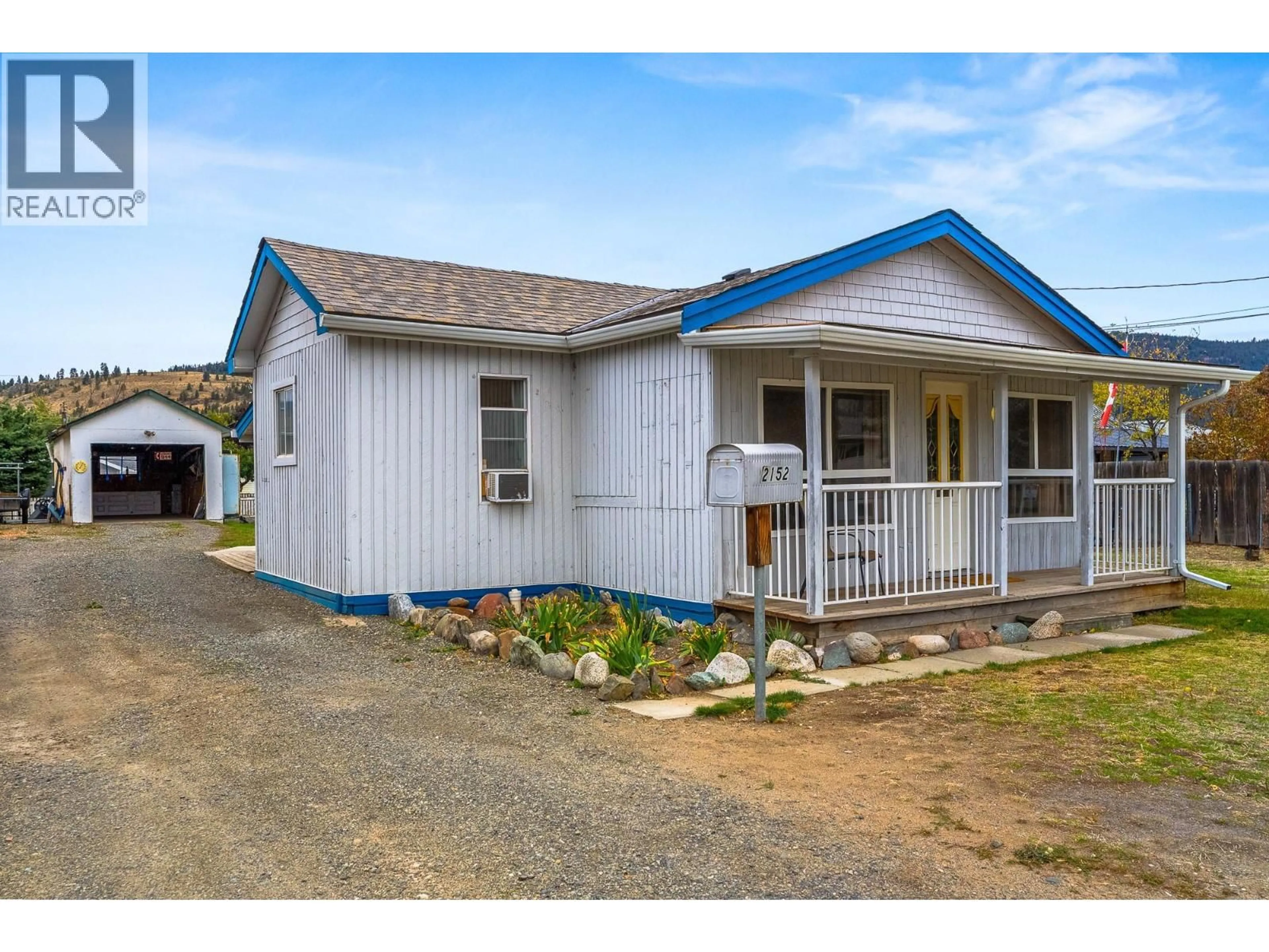 Home with vinyl exterior material, street for 2152 PRIEST AVENUE, Merritt British Columbia V1K1B8