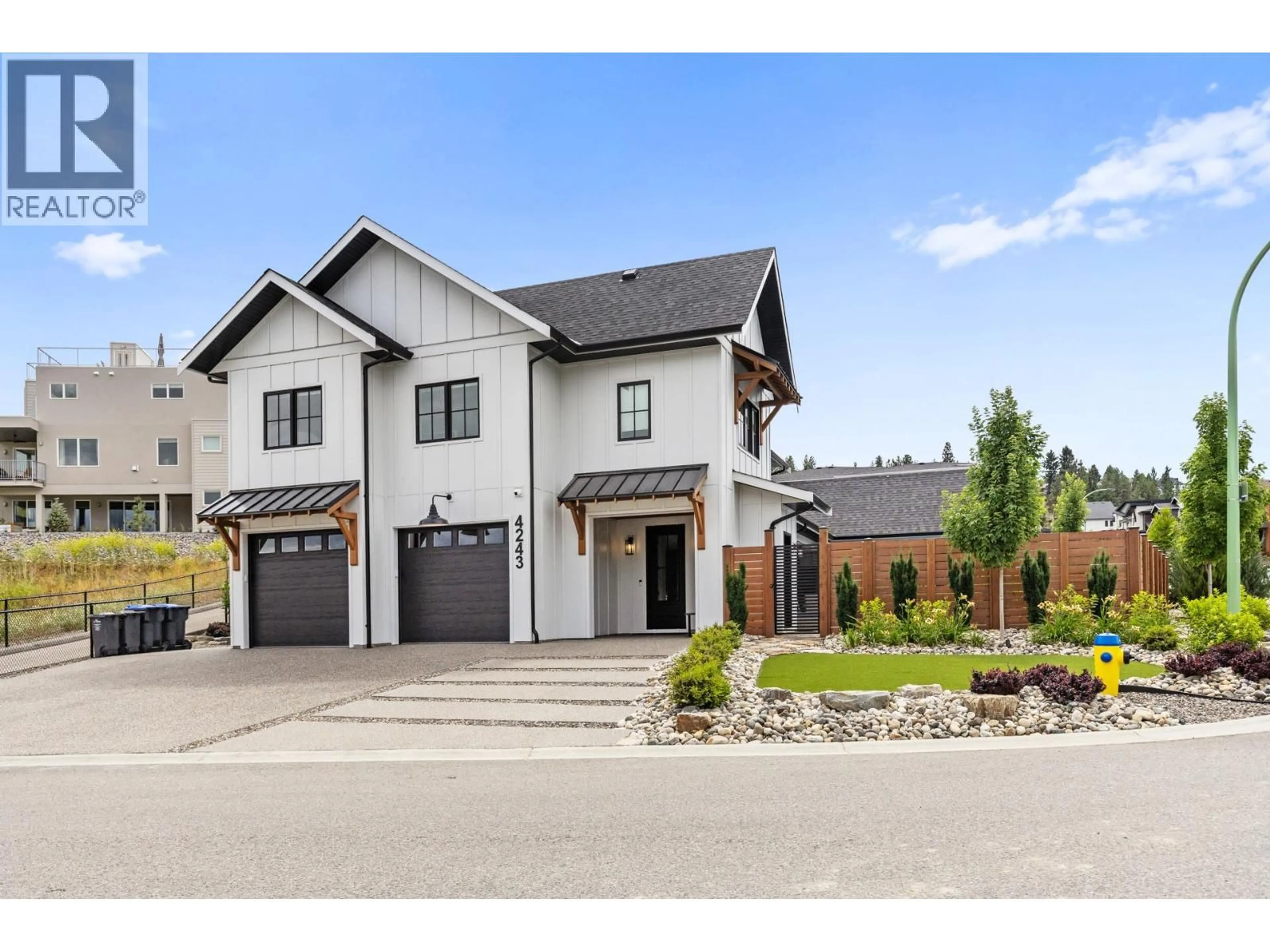 Home with brick exterior material, street for 4243 RUSSO STREET, Kelowna British Columbia V1W0C6