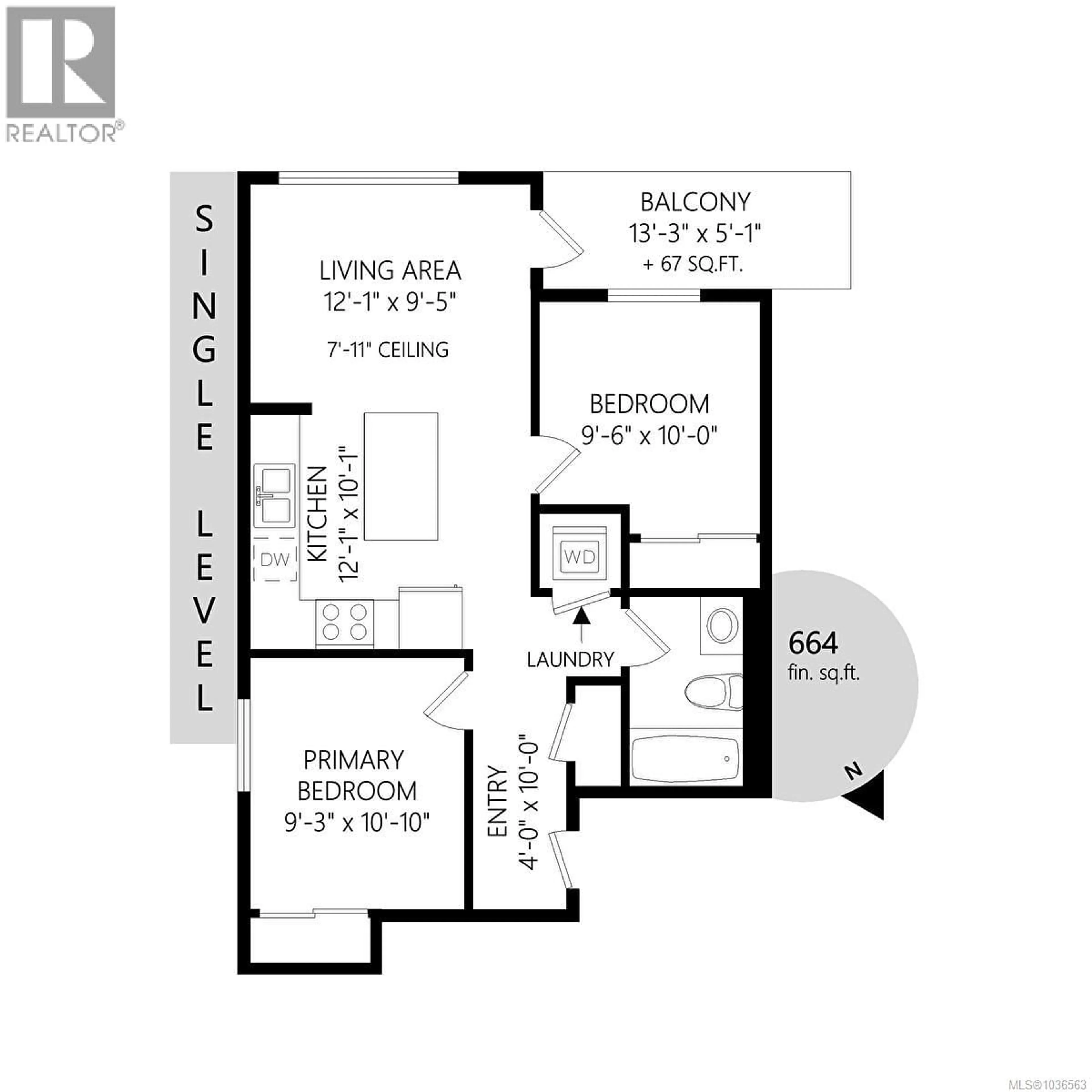 Floor plan for 501 - 2843 JACKLIN ROAD, Langford British Columbia V9B4P4