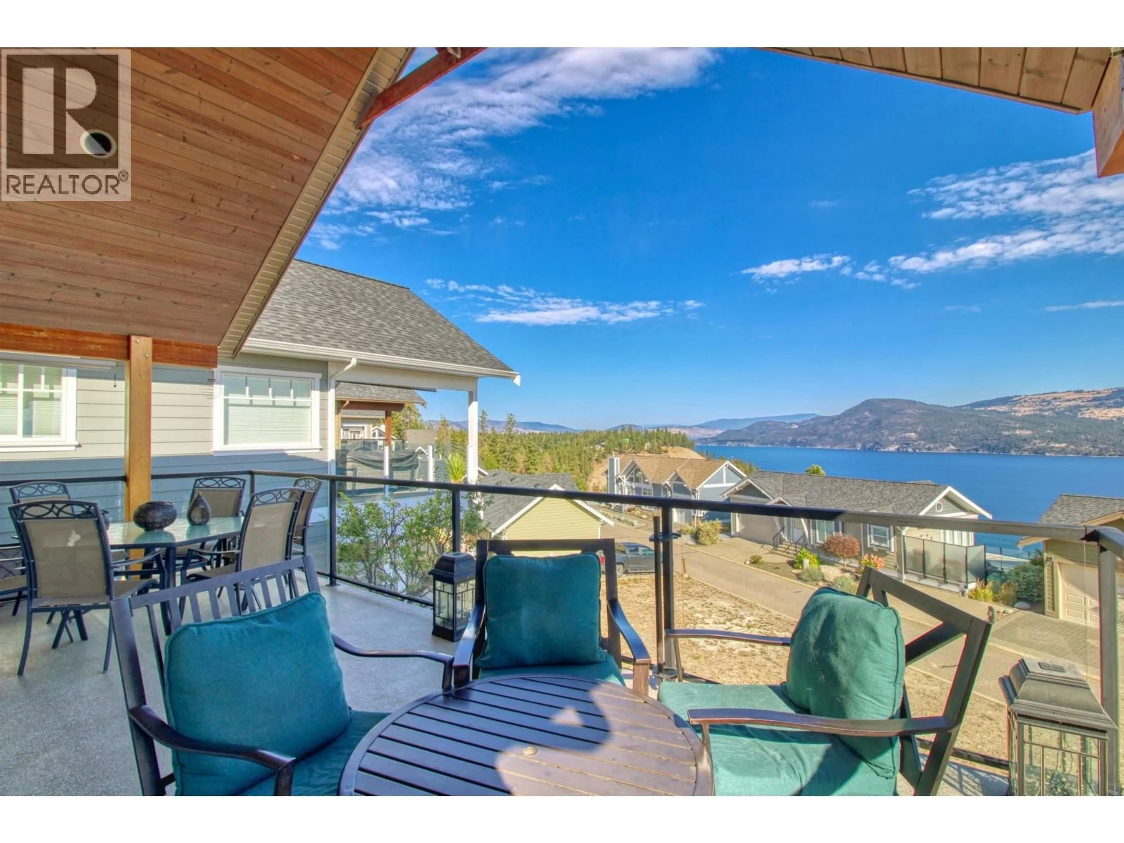 Patio, water/lake/river/ocean view for 440 - 6969 TERAZONA DRIVE, Kelowna British Columbia V1Z3R8