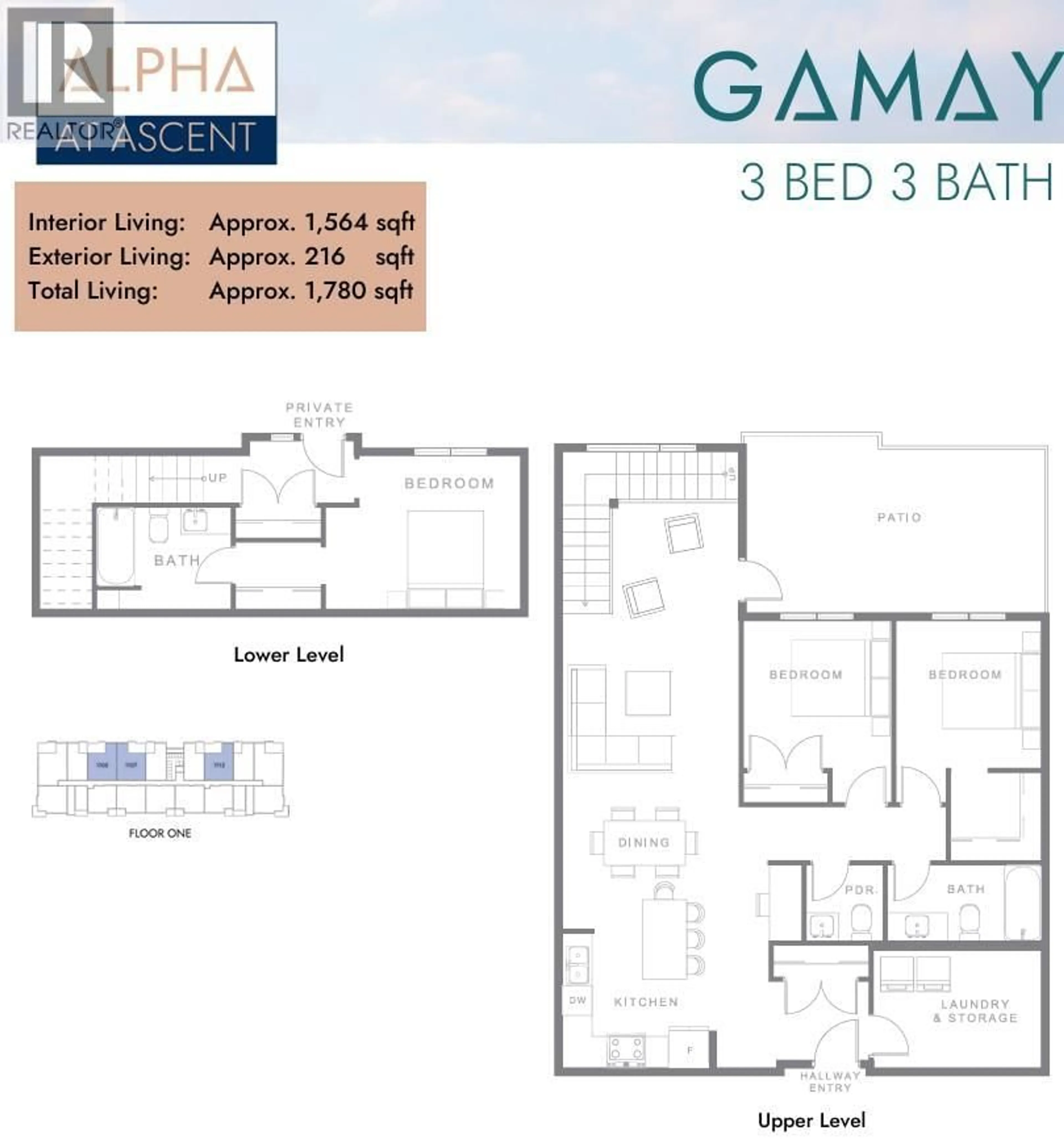 Floor plan for 105 - 1111 FROST ROAD, Kelowna British Columbia V1W0G7
