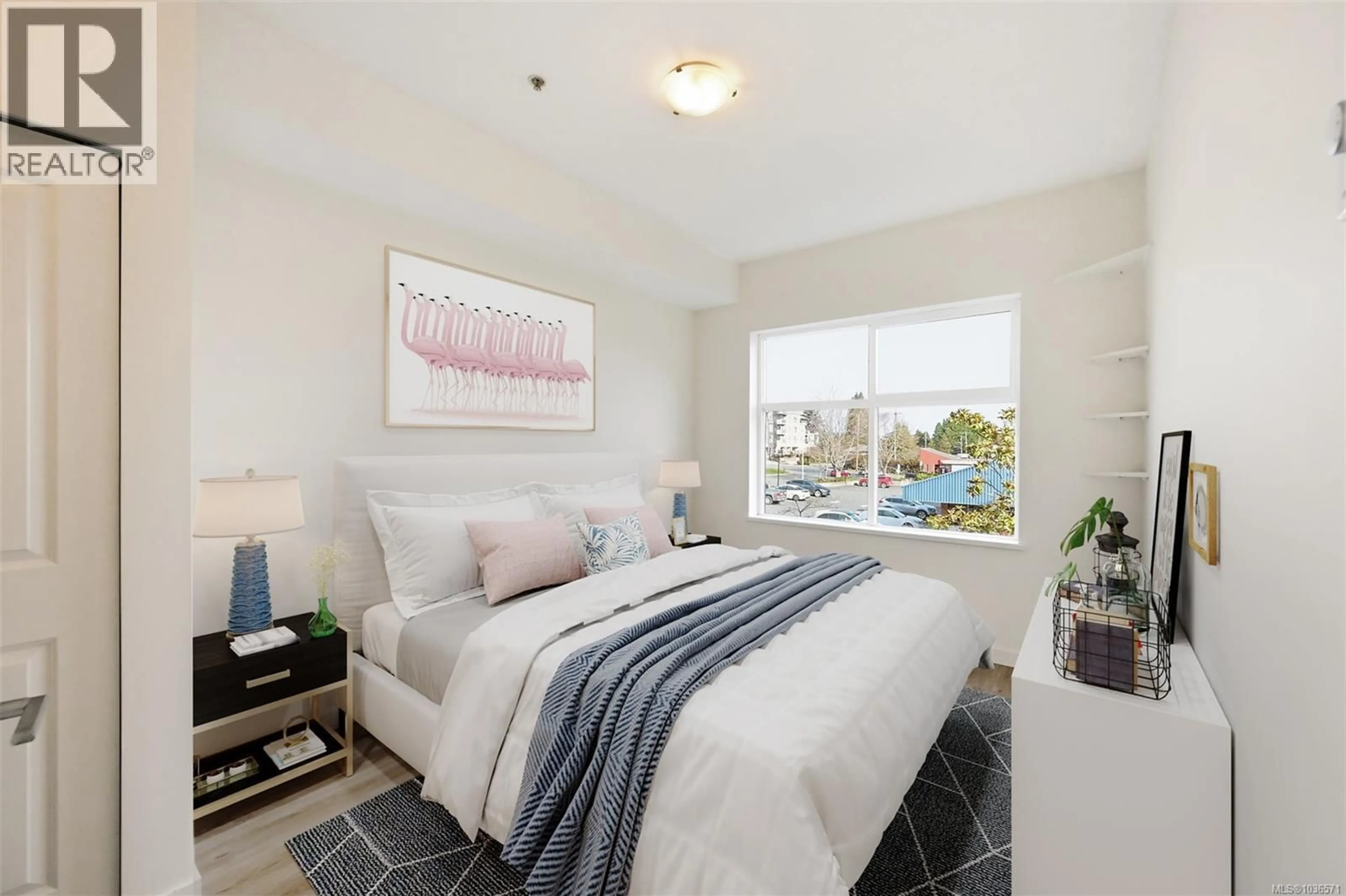Bedroom with bed, unknown for 309 - 1550 CHURCH AVENUE, Saanich British Columbia V8P2H1
