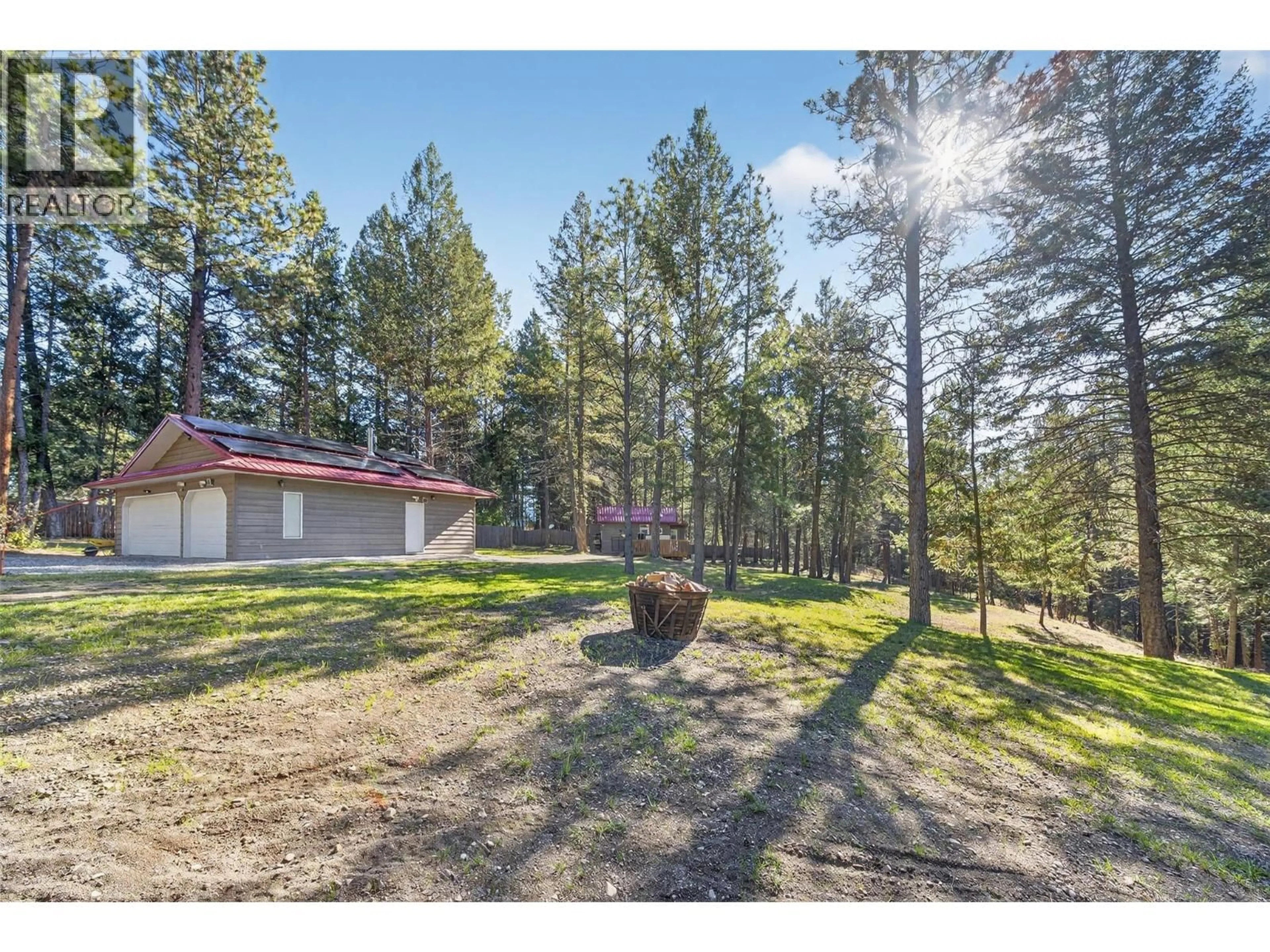 A pic from outside/outdoor area/front of a property/back of a property/a pic from drone, forest/trees view for 3306 PALMER ROAD, Baynes Lake British Columbia V0B1T4