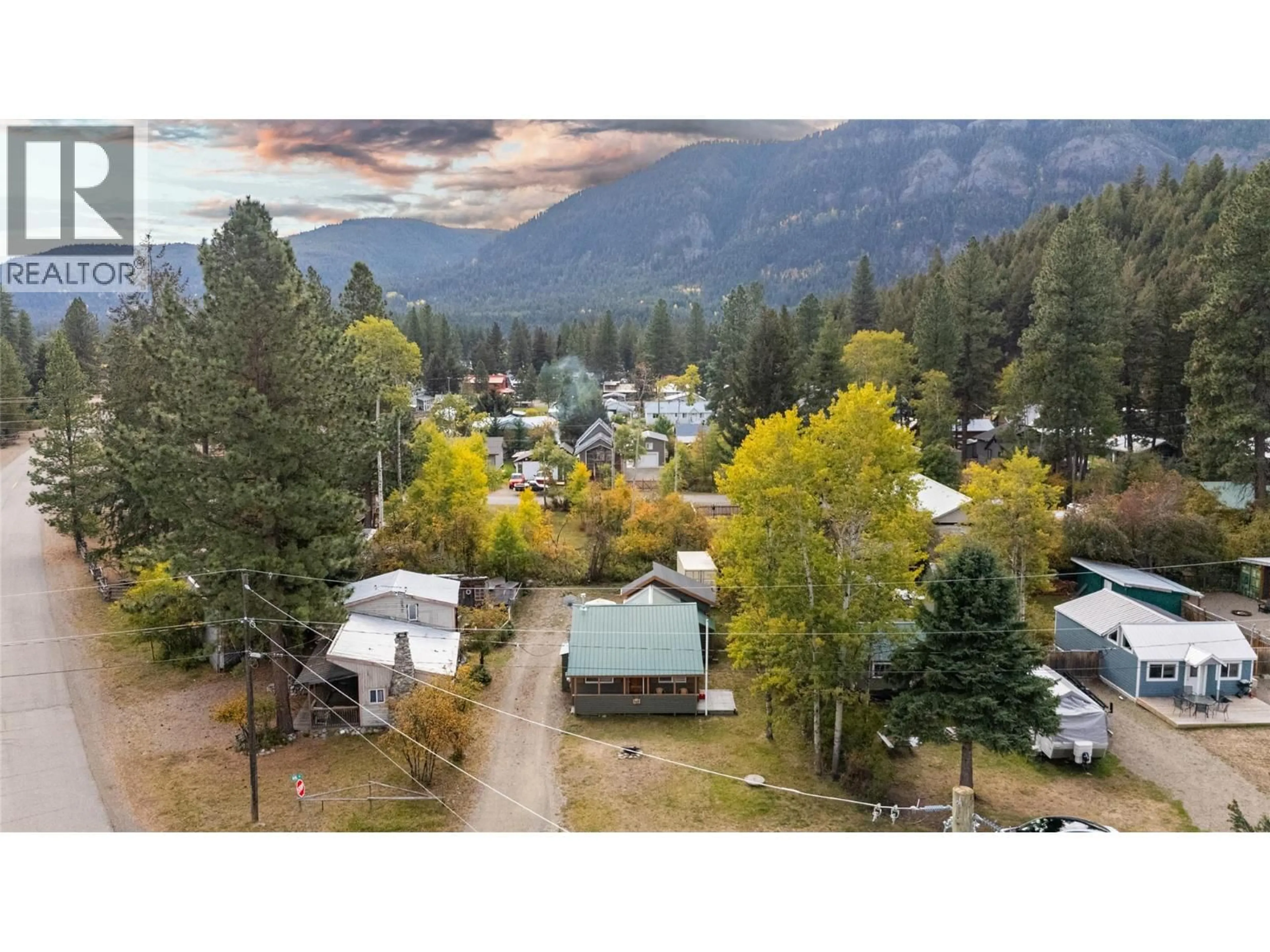 A pic from outside/outdoor area/front of a property/back of a property/a pic from drone, mountain view for 169 6TH STREET, Tulameen British Columbia V0X1W0