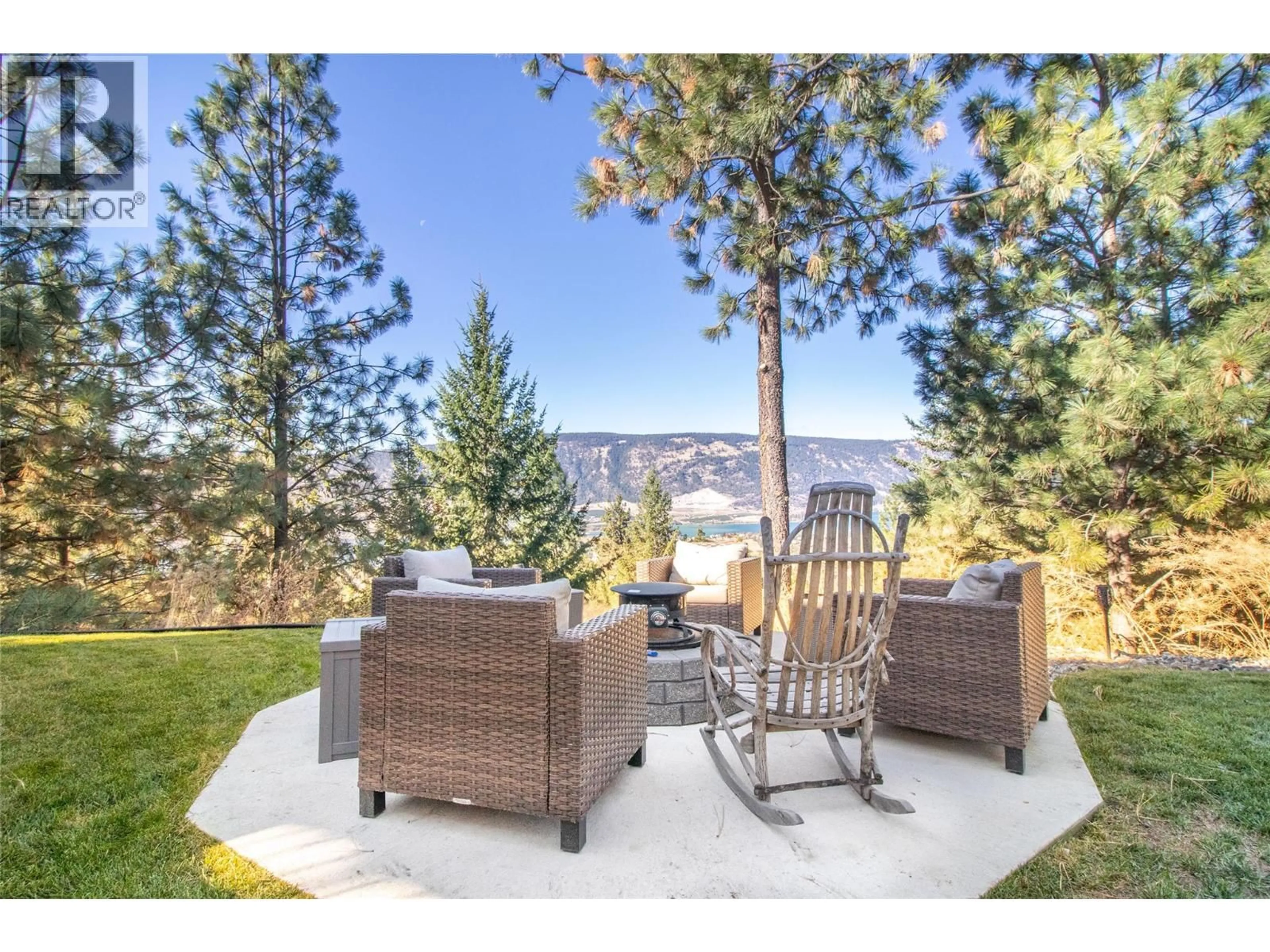 Patio, mountain view for 5532 OYAMA LAKE ROAD, Lake Country British Columbia V4V2C9