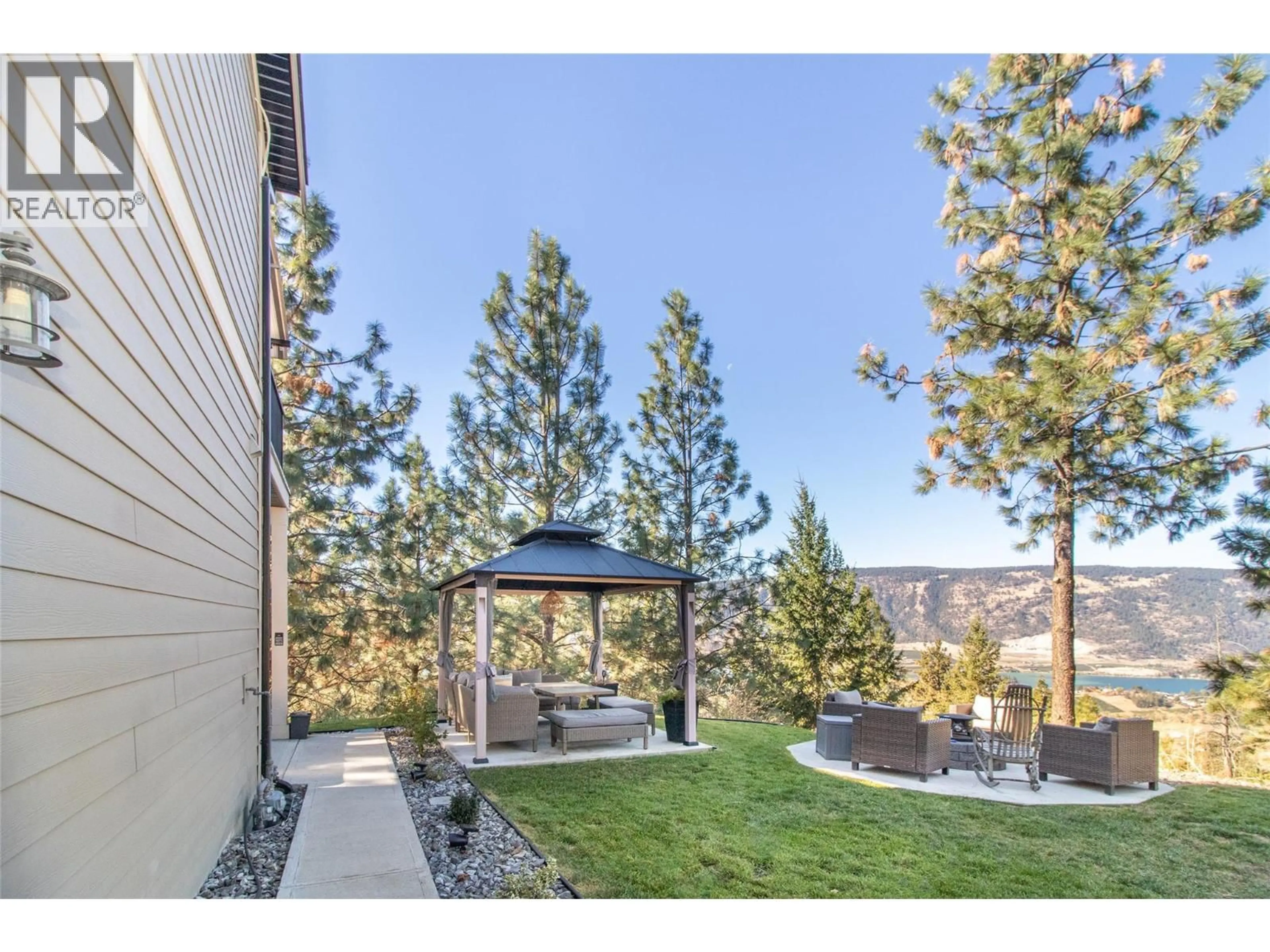 Patio, mountain view for 5532 OYAMA LAKE ROAD, Lake Country British Columbia V4V2C9
