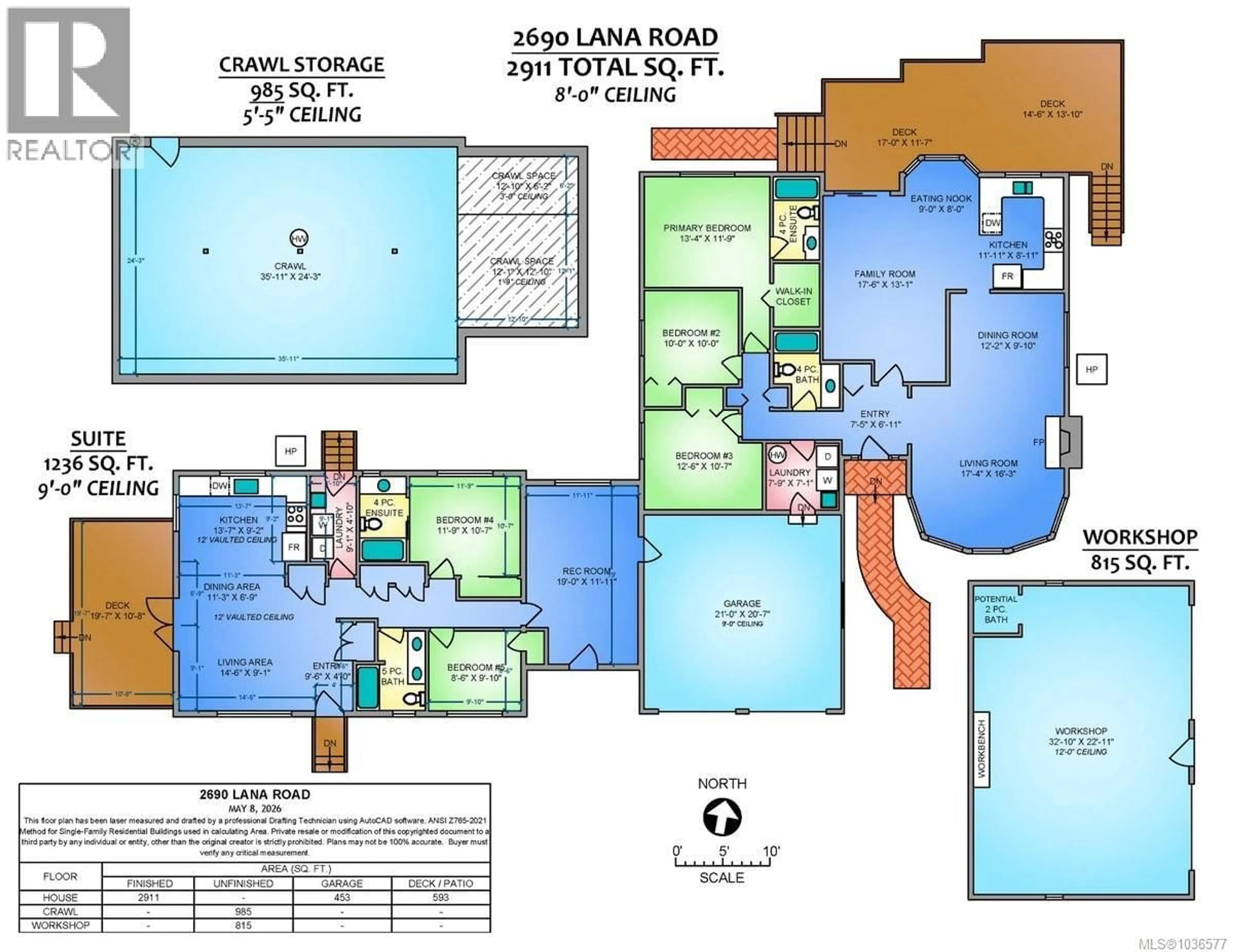 Floor plan for 2690 LANA ROAD, Nanoose Bay British Columbia V9P9B2