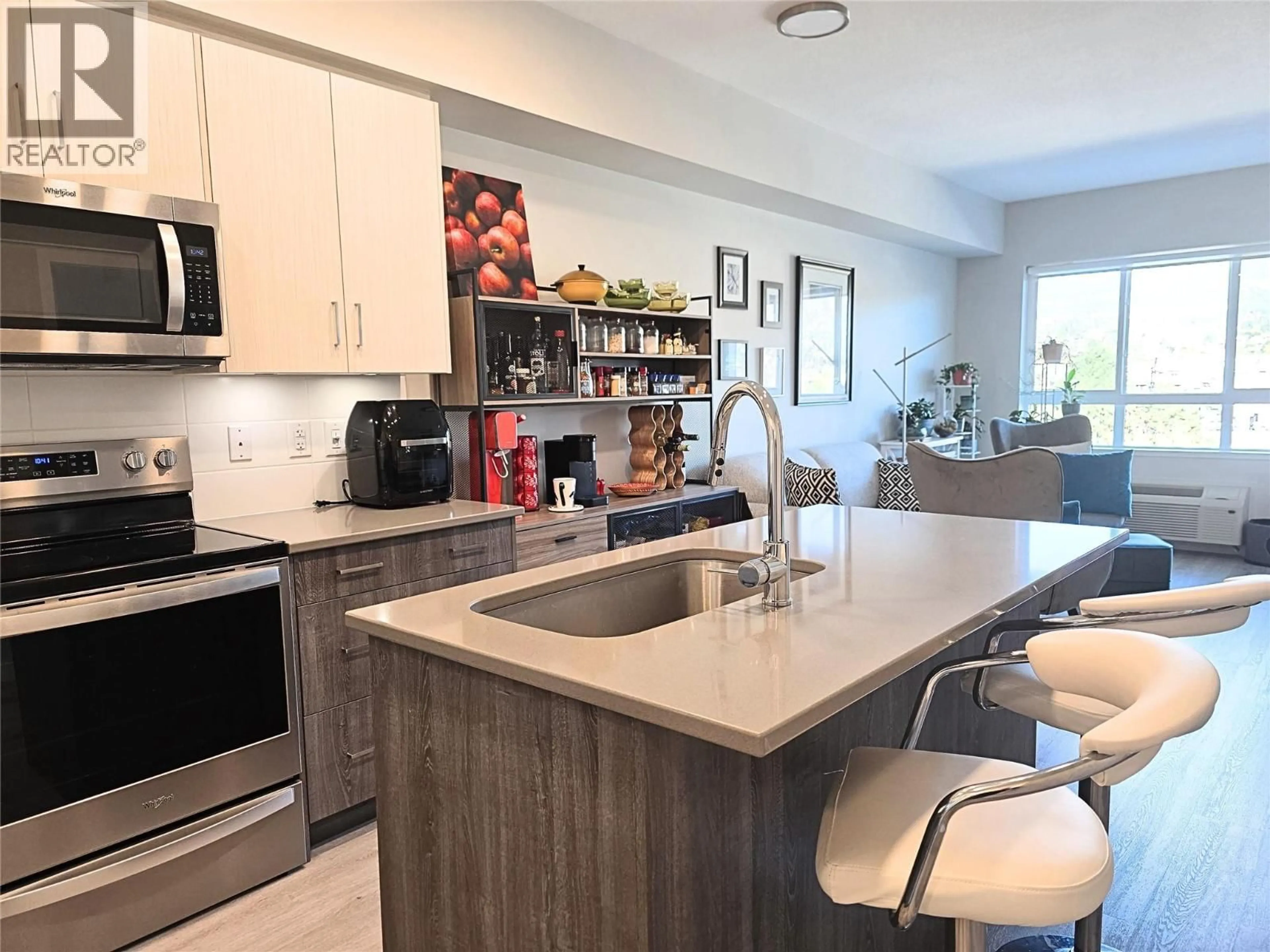 Open concept kitchen, unknown for 420 - 2301 CARRINGTON ROAD, West Kelowna British Columbia V4T1R8