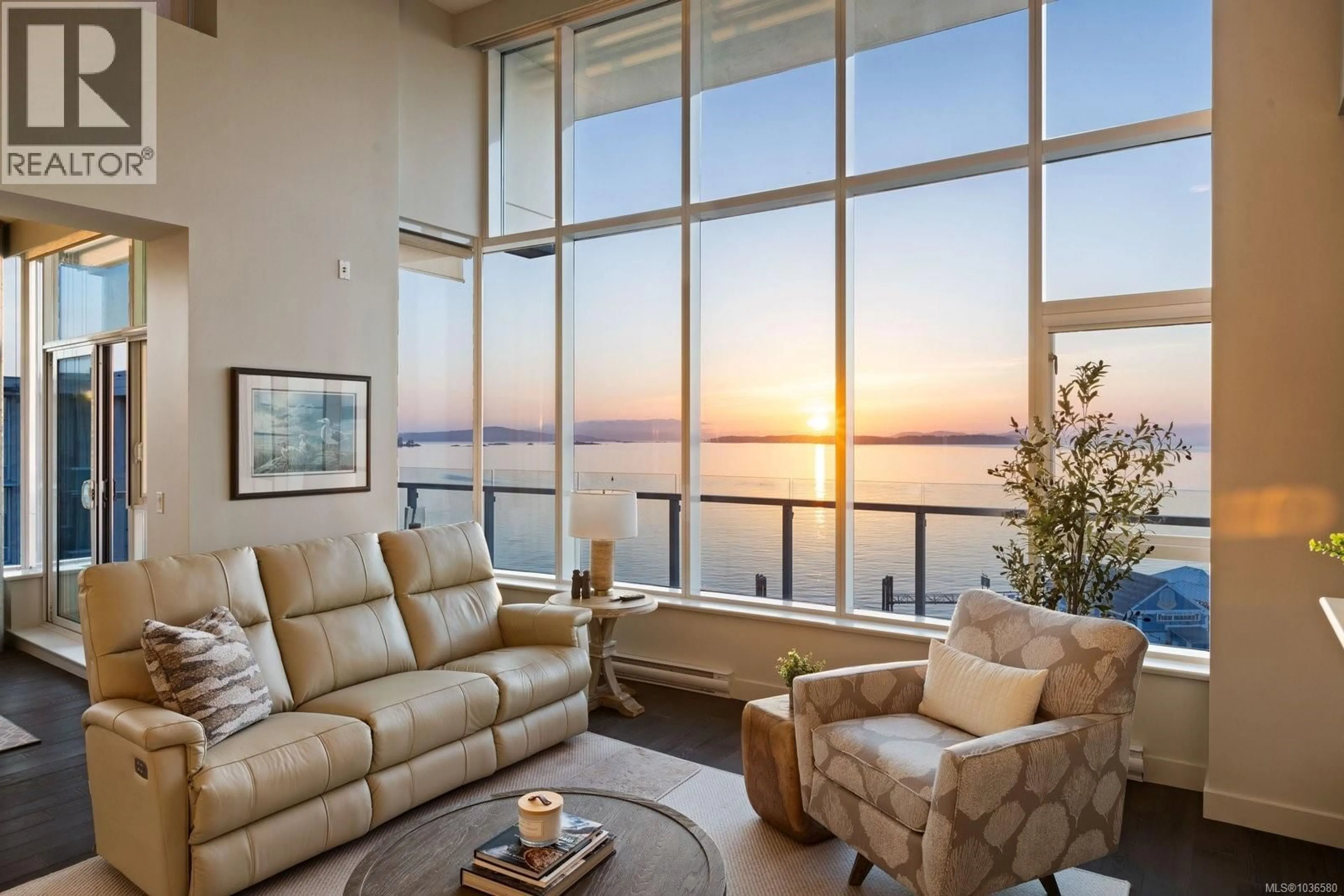 Living room with furniture, unknown for 708 - 9809 SEAPORT PLACE, Sidney British Columbia V8L0A5