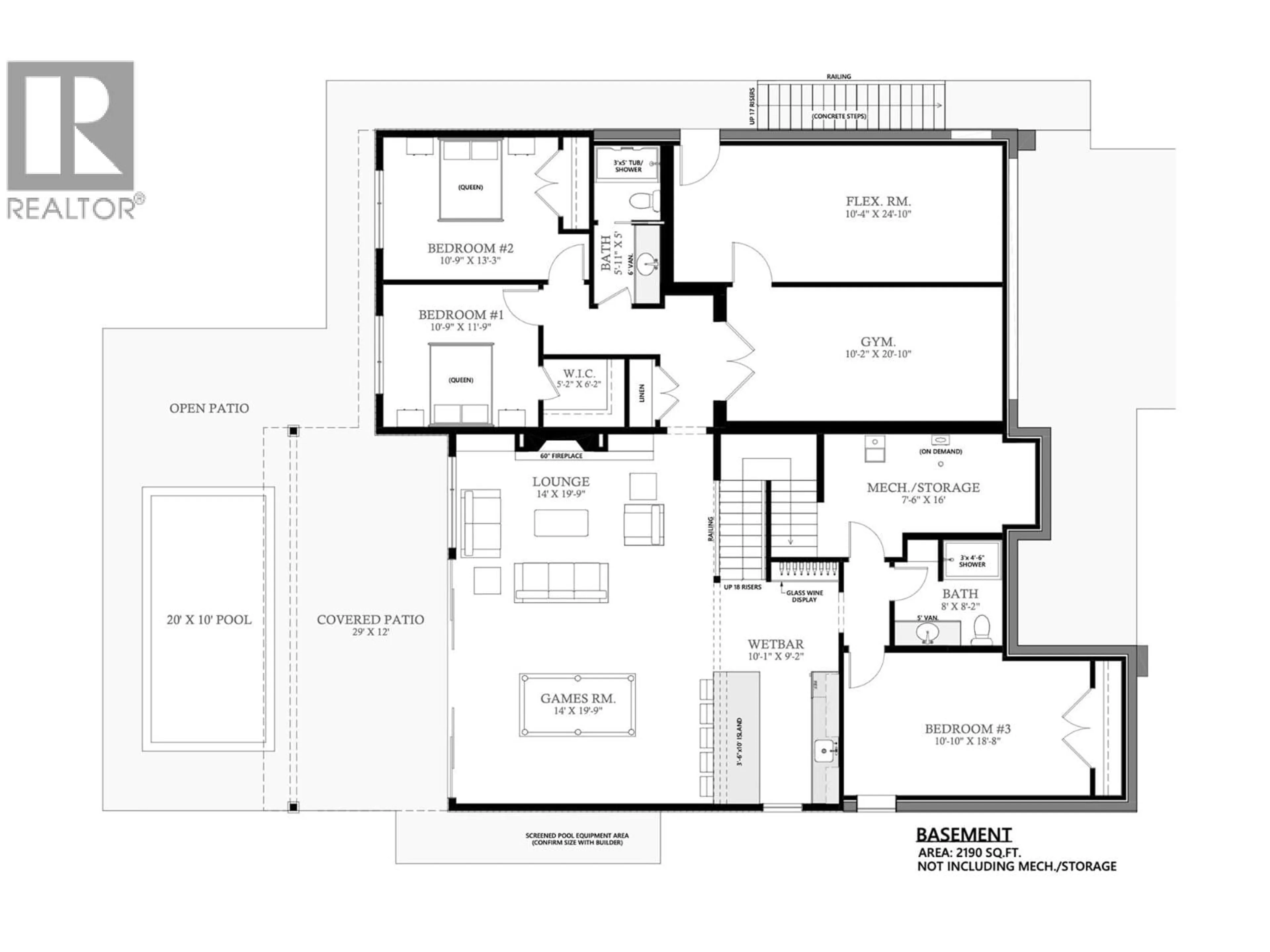 Floor plan for 573 CLIFTON COURT, Kelowna British Columbia V1V0B7