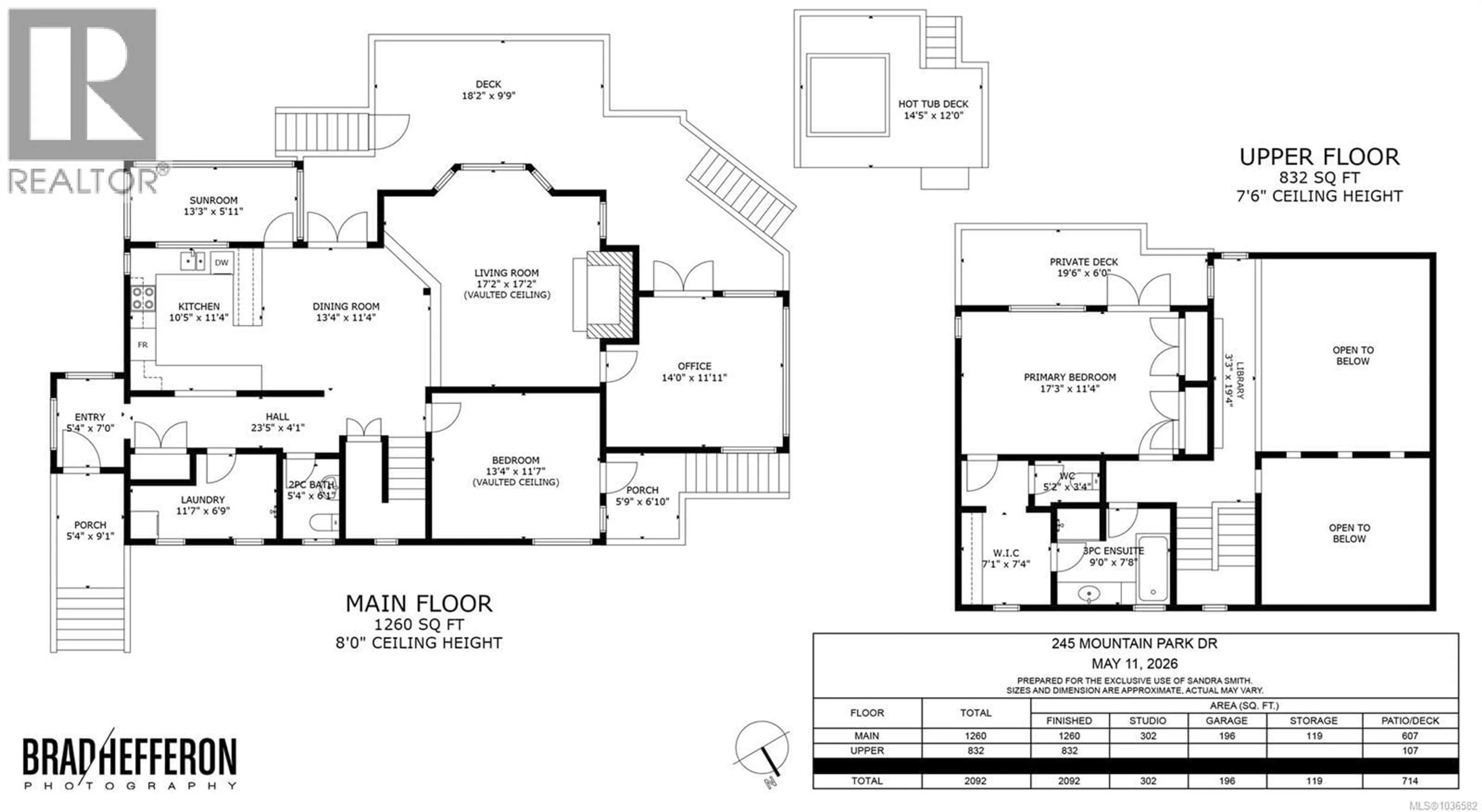 Floor plan for 245 MOUNTAIN PARK DRIVE, Salt Spring British Columbia V8K1G3