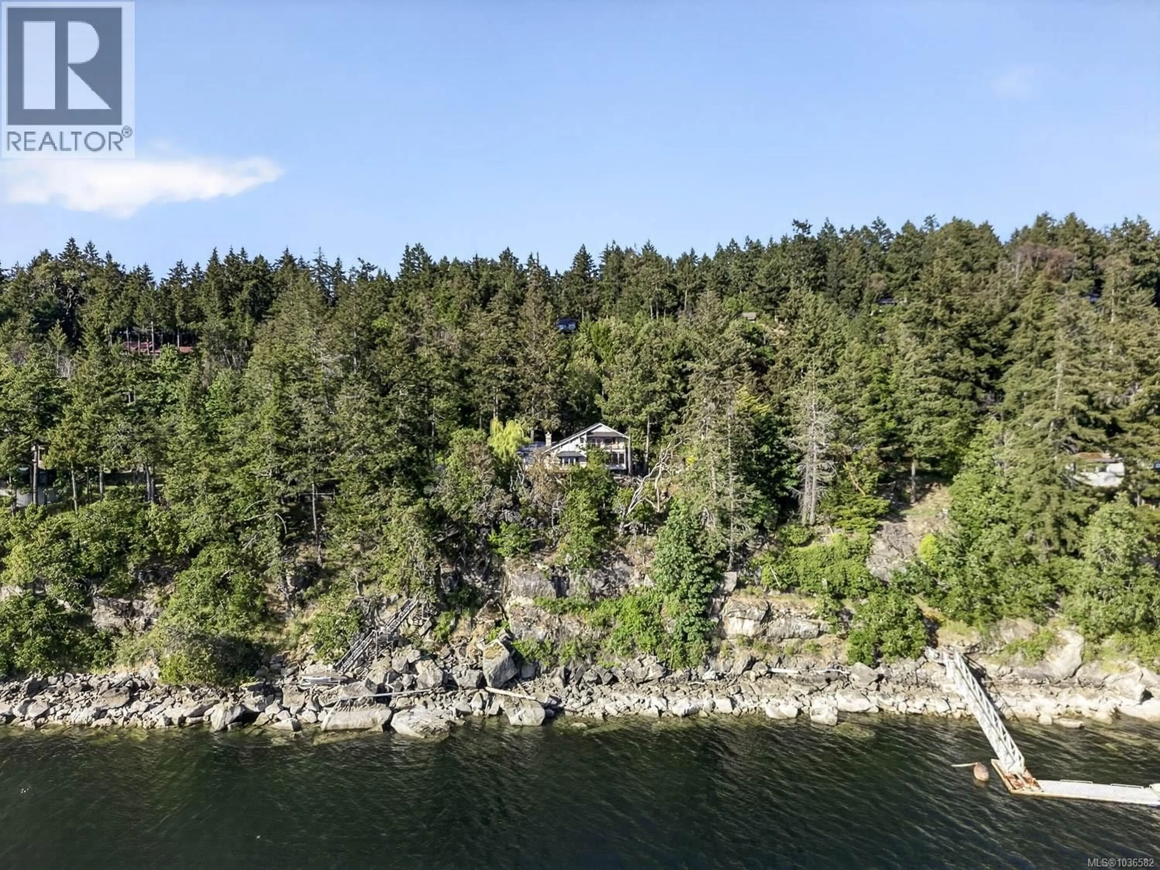 A pic from outside/outdoor area/front of a property/back of a property/a pic from drone, water/lake/river/ocean view for 245 MOUNTAIN PARK DRIVE, Salt Spring British Columbia V8K1G3