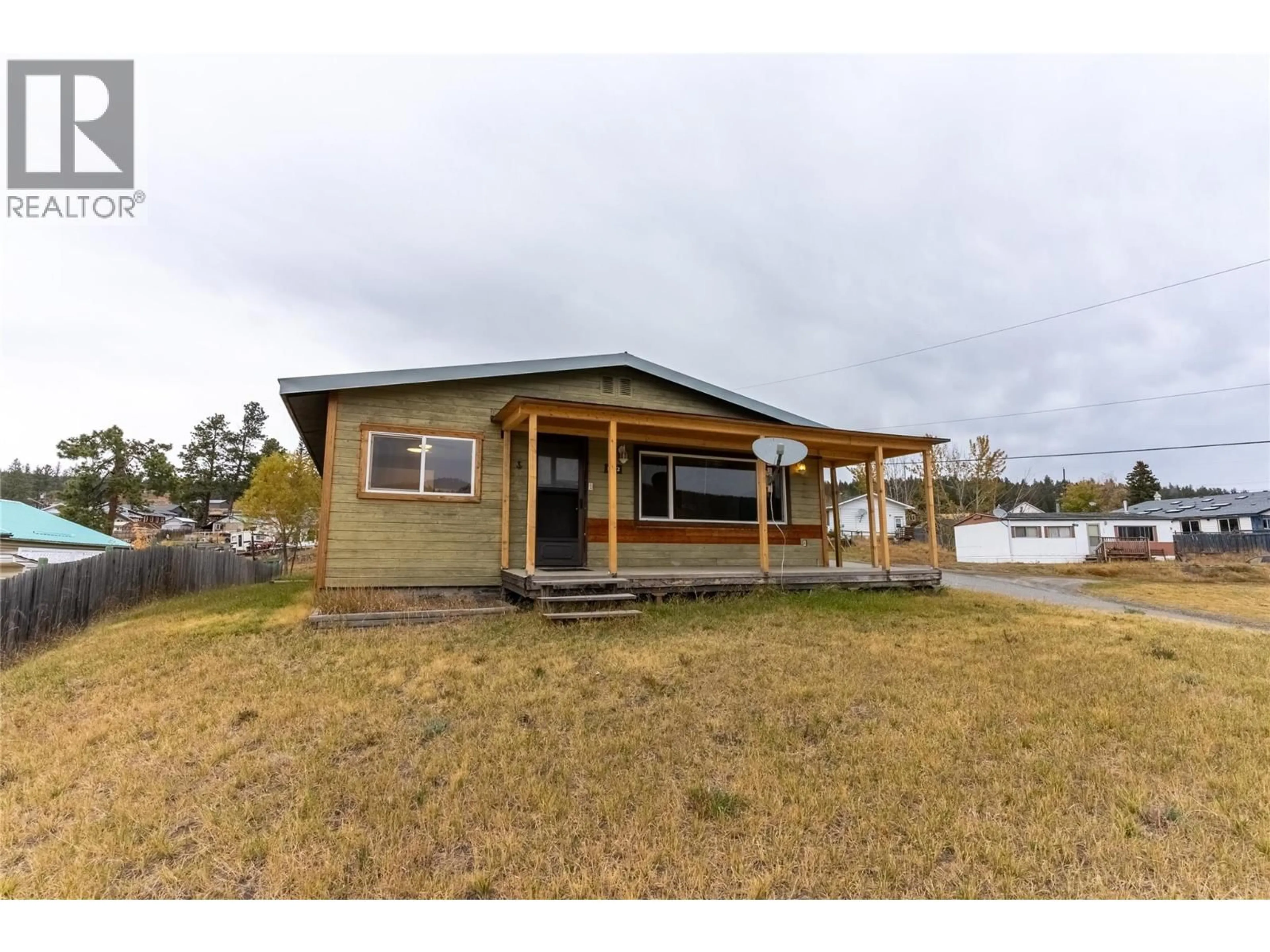 A pic from outside/outdoor area/front of a property/back of a property/a pic from drone, building for 1722 FRONTAGE ROAD, Clinton British Columbia V0K1K0