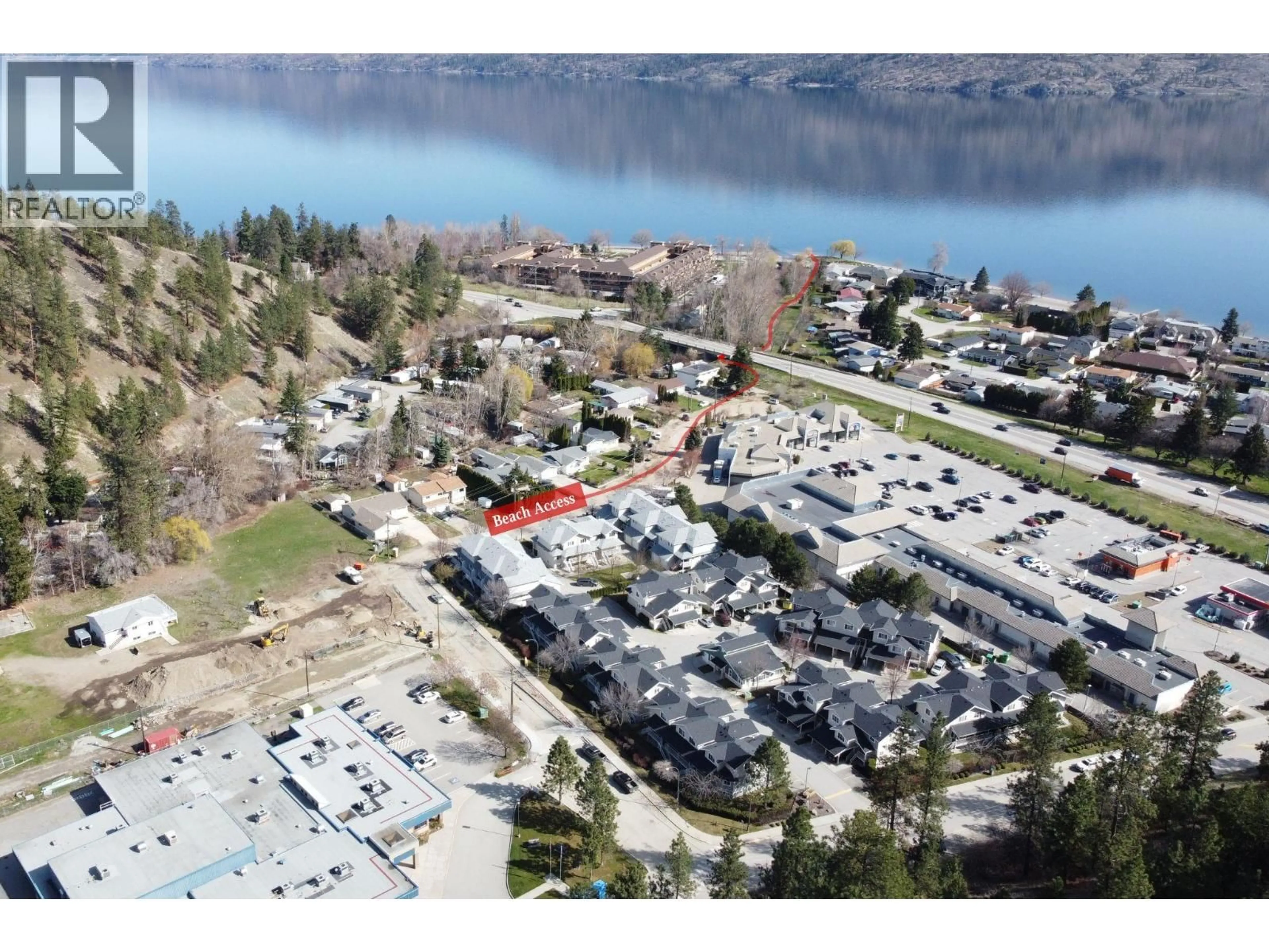 A pic from outside/outdoor area/front of a property/back of a property/a pic from drone, unknown for 106 - 5460 CLEMENTS CRESCENT, Peachland British Columbia V0H1X5