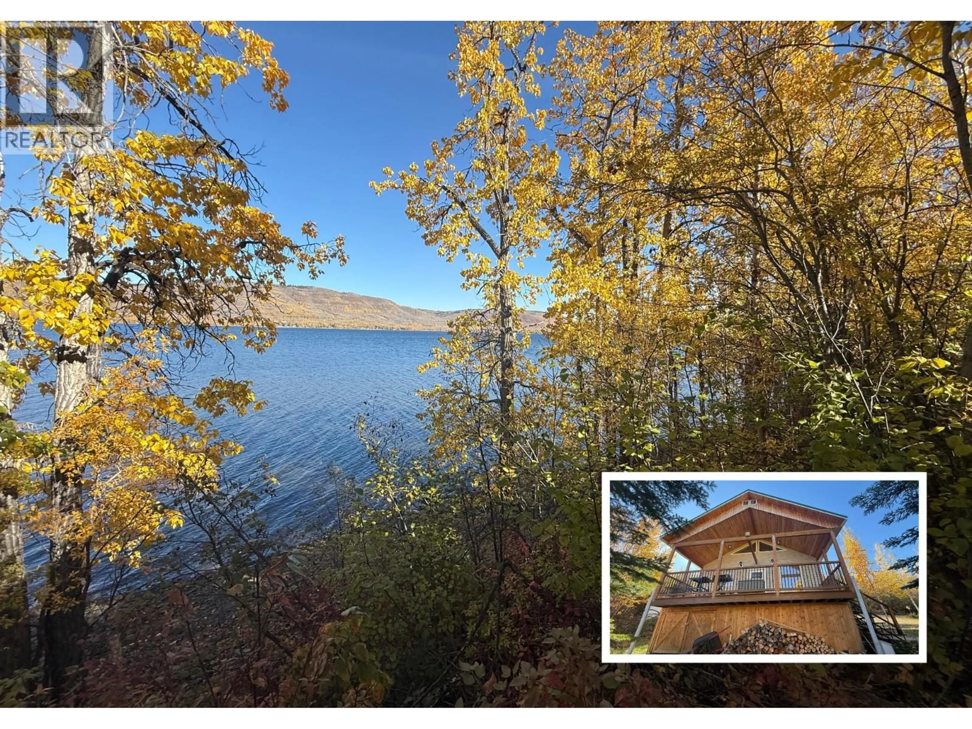 A pic from outside/outdoor area/front of a property/back of a property/a pic from drone, water/lake/river/ocean view for 6750 MOBERLY LAKE ROAD SOUTH, Moberly Lake British Columbia V0C1X0