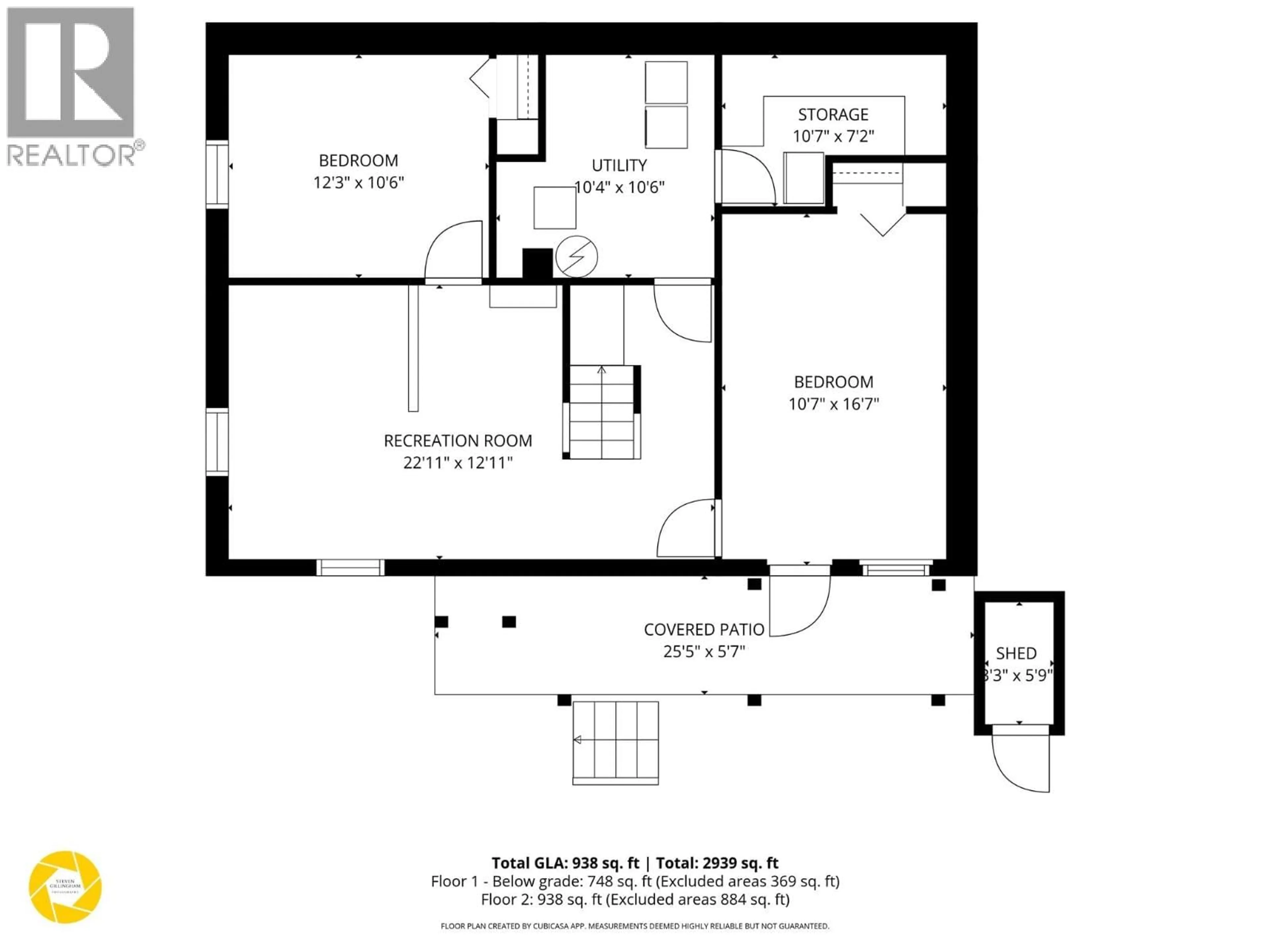 Floor plan for 635 DOUGLAS STREET, Kamloops British Columbia V2C2X6