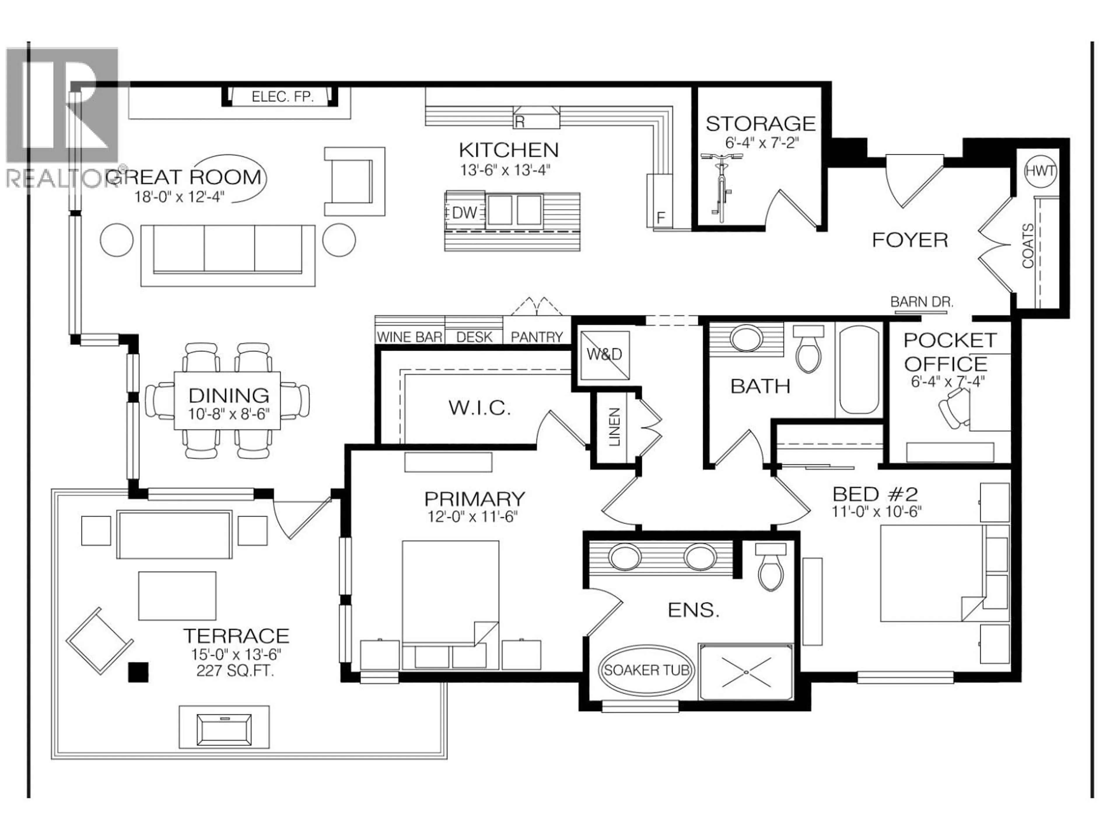 Floor plan for 313 - 920 LAKESIDE DRIVE, Nelson British Columbia V1L6G3