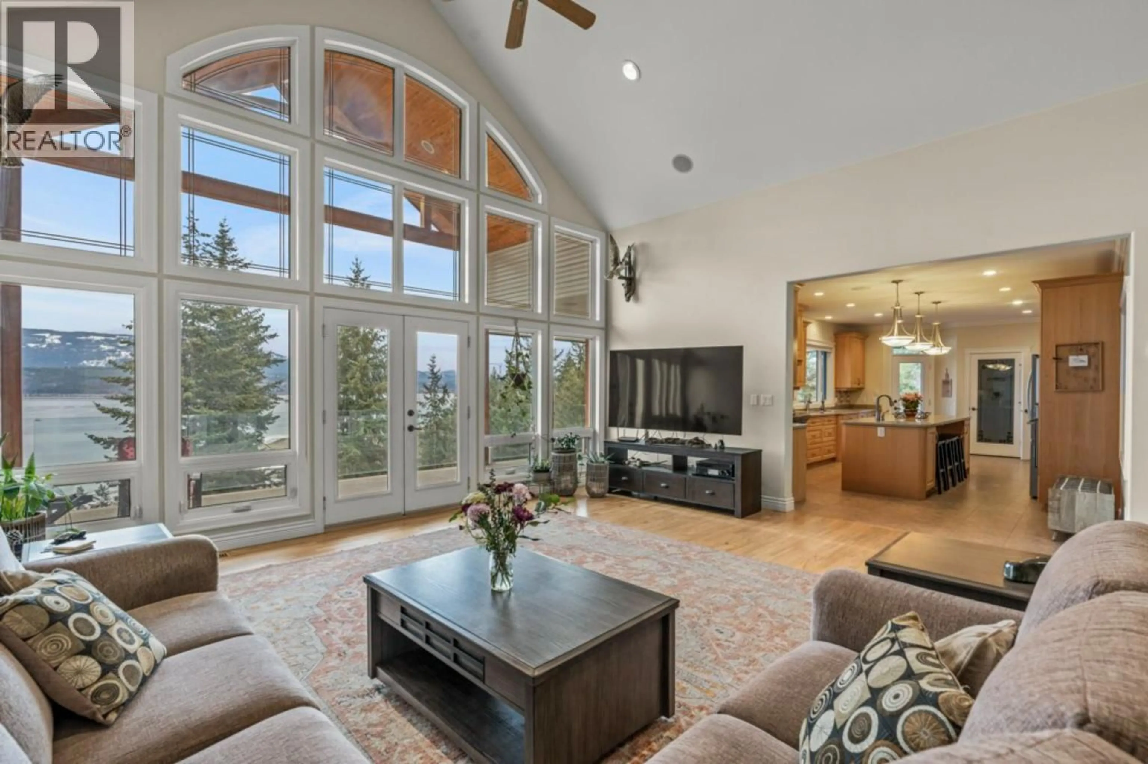 Living room with furniture, unknown for 5694 TRANS CANADA HIGHWAY NORTHWEST, Salmon Arm British Columbia V1E3A2