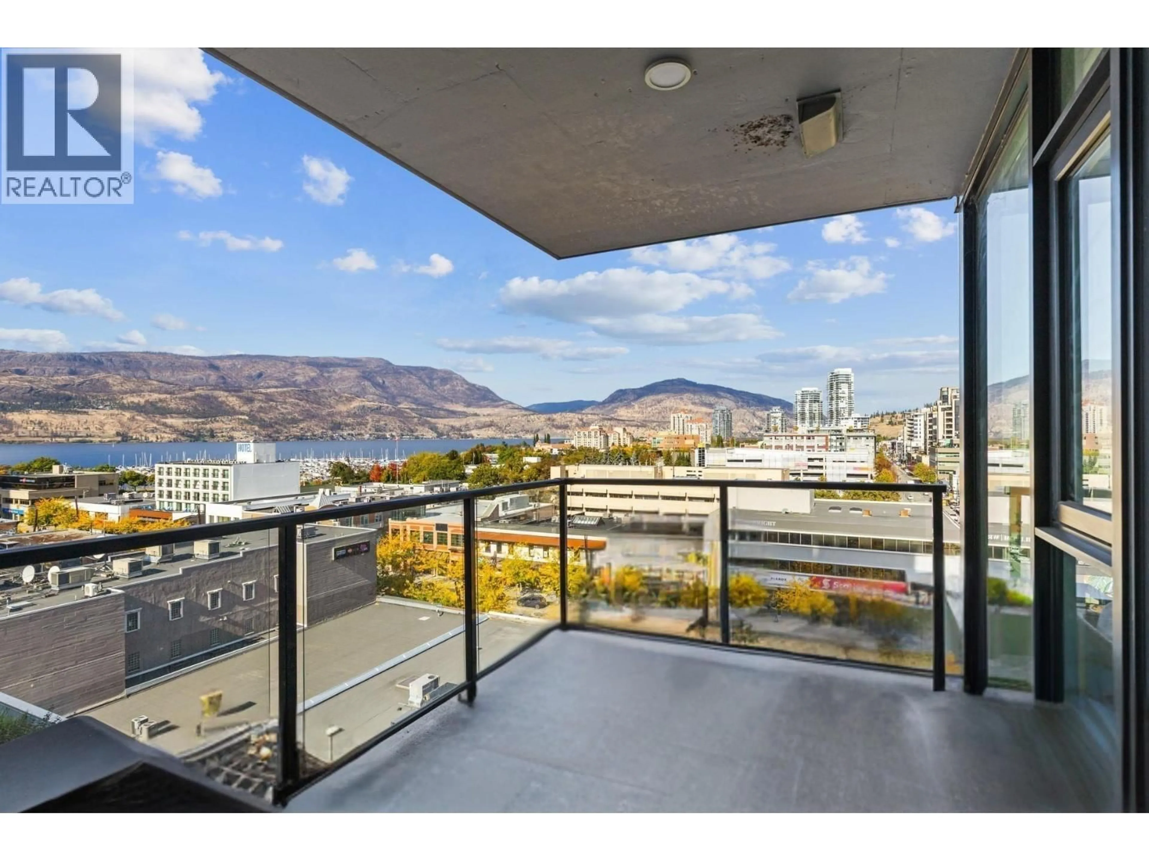 Balcony in the apartment, unknown for 802 - 1588 ELLIS STREET, Kelowna British Columbia V1Y8L1