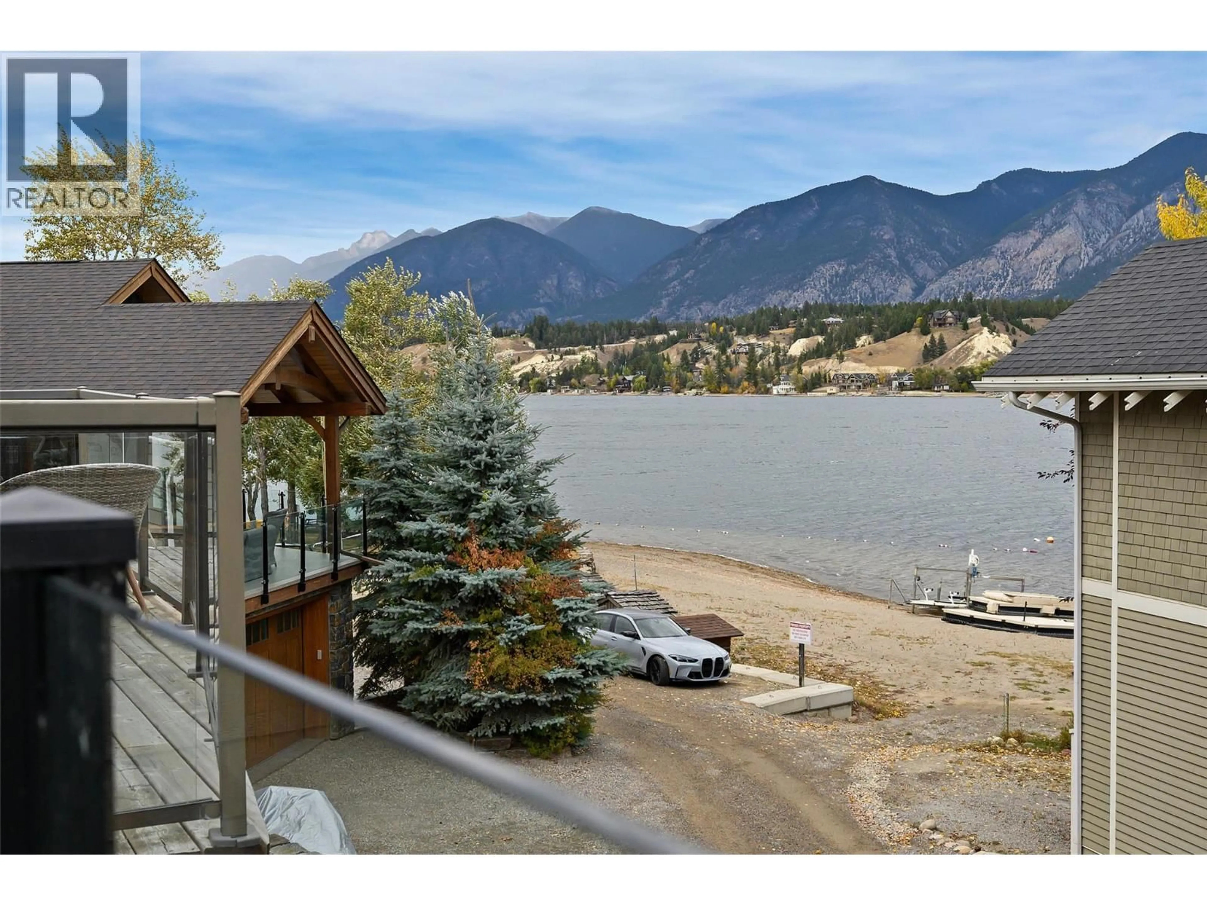 Patio, water/lake/river/ocean view for 1614 LOWER LAKEVIEW LANE, Invermere British Columbia V0A1K4