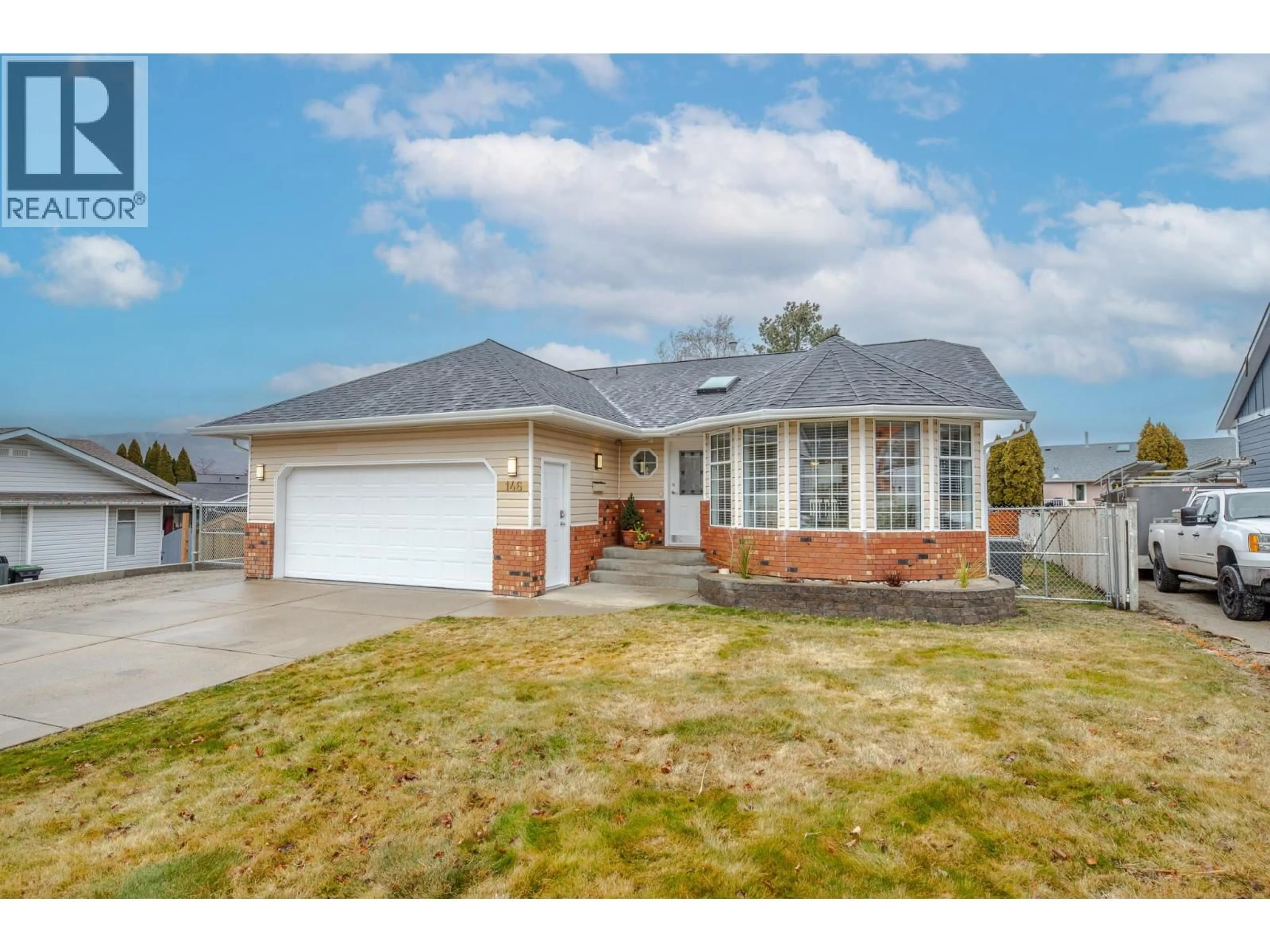 Home with brick exterior material, street for 146 STEVENS CRESCENT, Penticton British Columbia V2A8A6