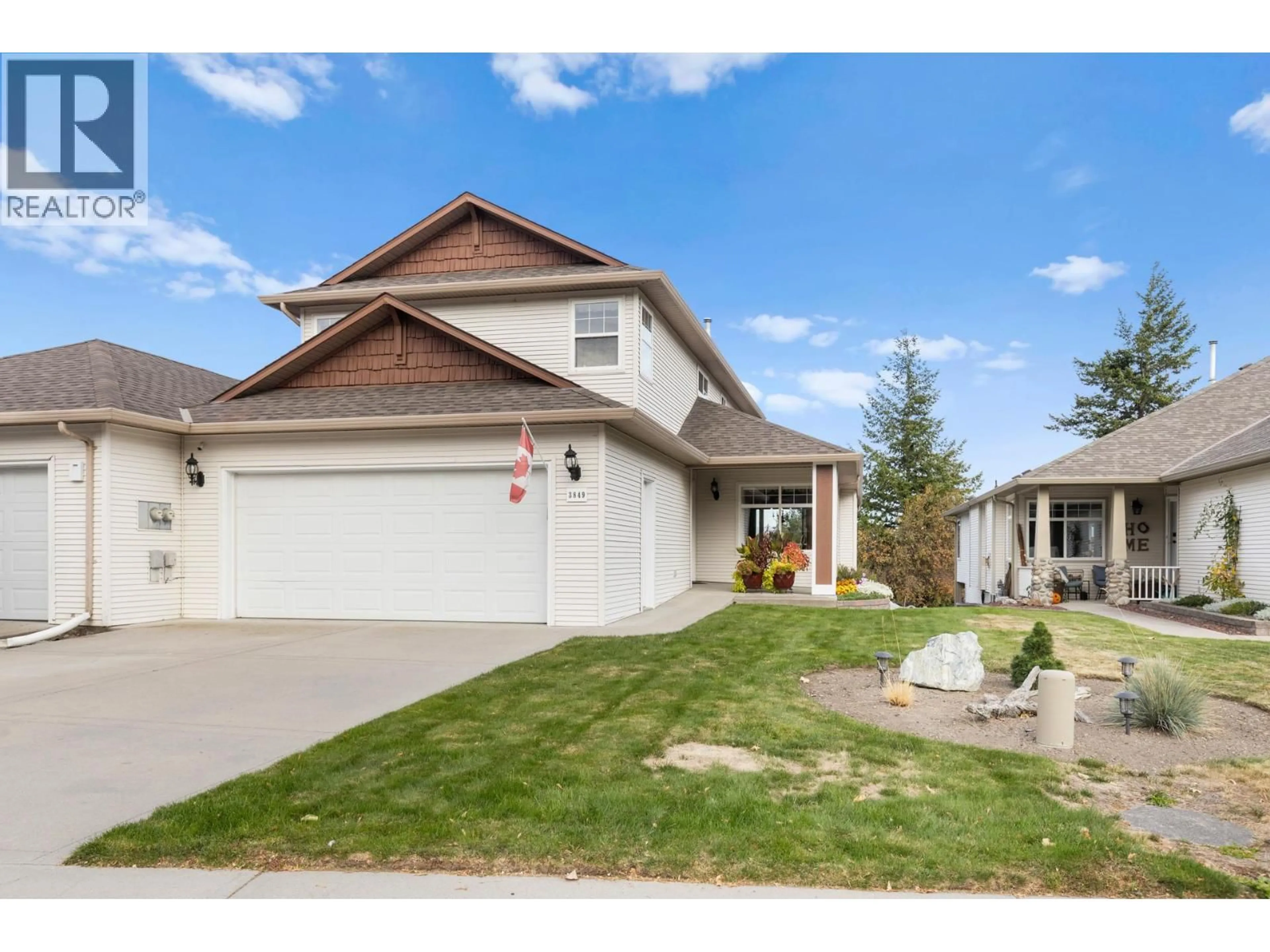 Home with vinyl exterior material, street for 3849 GLEN CANYON DRIVE, West Kelowna British Columbia V4T2P8