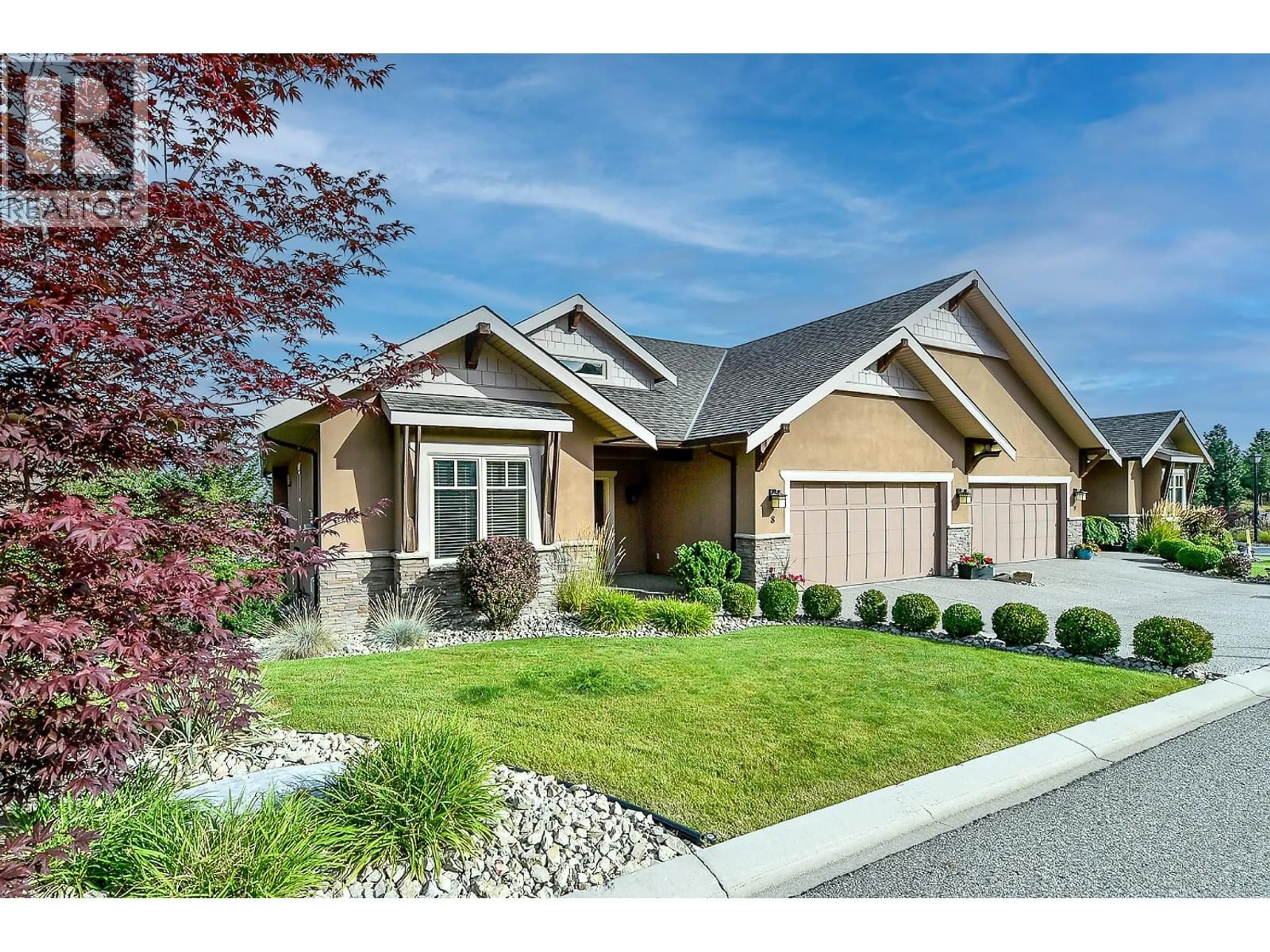 Home with brick exterior material, street for 8 - 2450 SELKIRK DRIVE, Kelowna British Columbia V1V2Z5