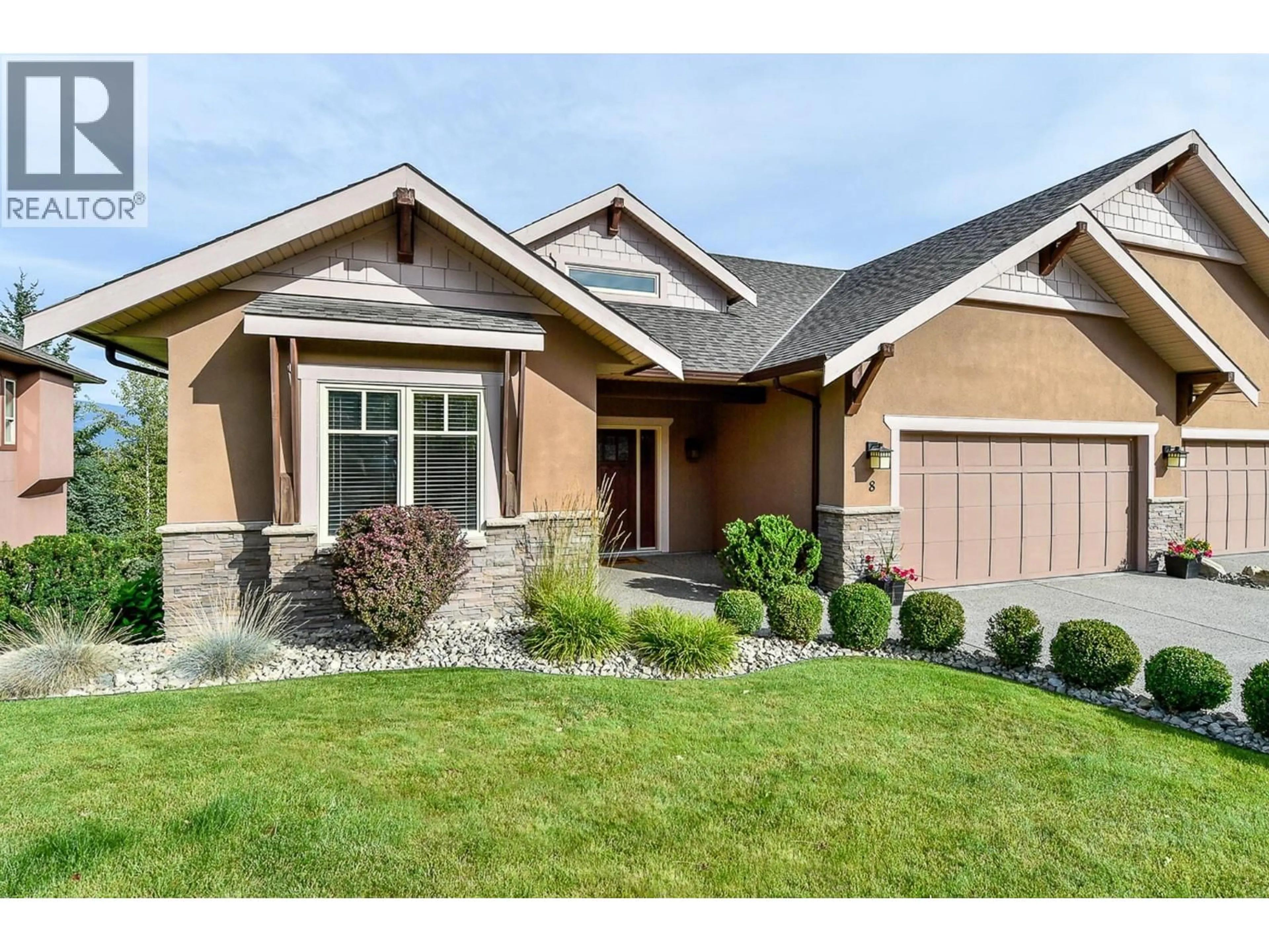 Home with brick exterior material, street for 8 - 2450 SELKIRK DRIVE, Kelowna British Columbia V1V2Z5