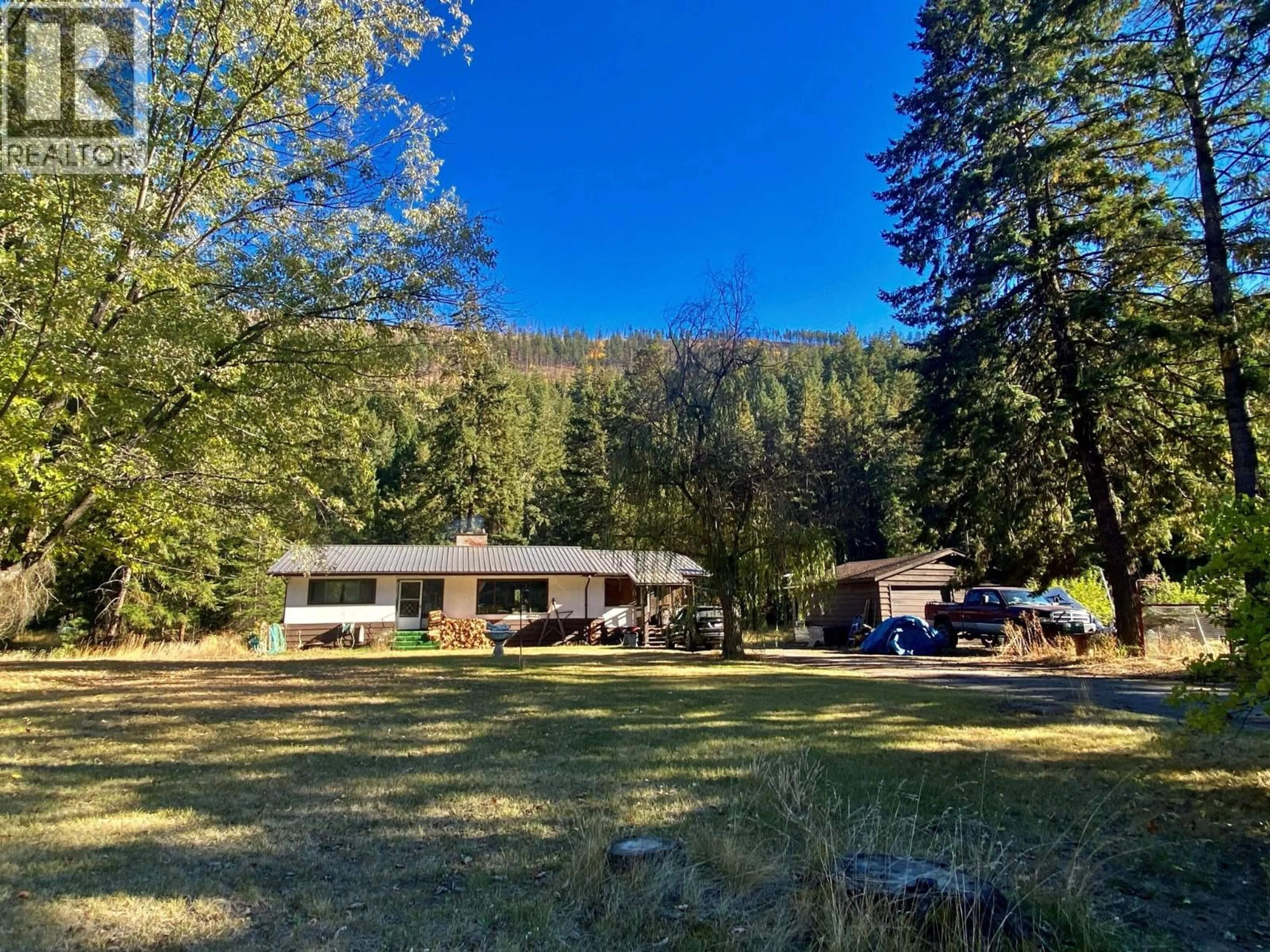 A pic from outside/outdoor area/front of a property/back of a property/a pic from drone, unknown for 1780 PINEGROVE ROAD, McLure British Columbia V0E2H0