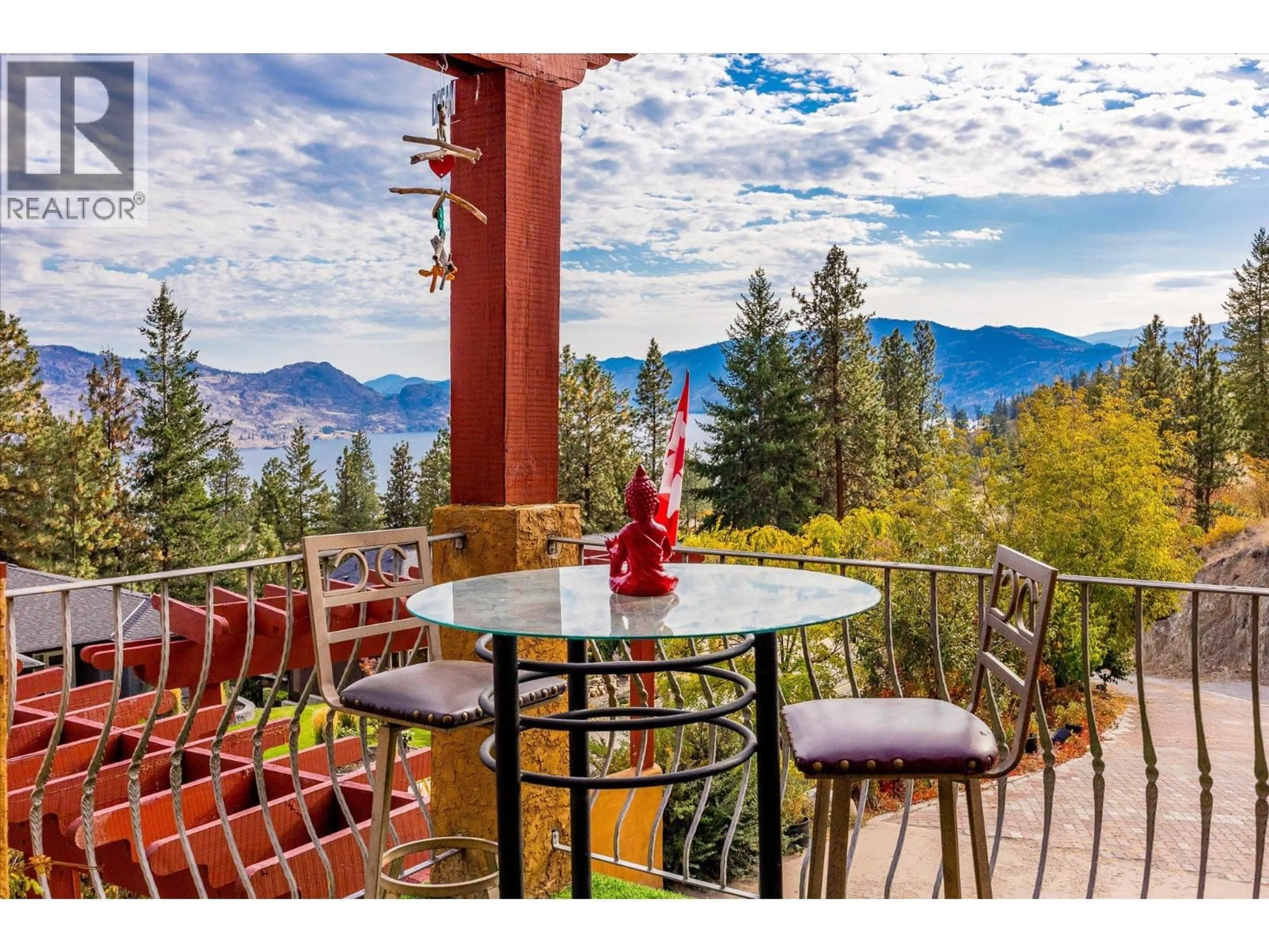 Patio, mountain view for 4610 PONDEROSA DRIVE, Peachland British Columbia V0H1X5